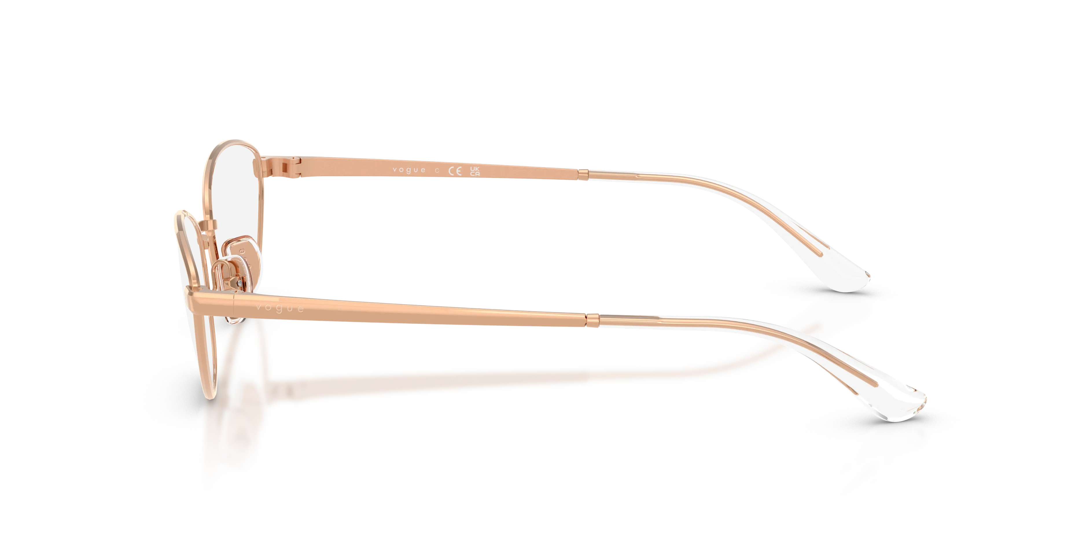 VOGUE EYEWEAR VO4355 5152 Montature da vista Metallo Oro Trasparente Farfalla Normale - immagine 4