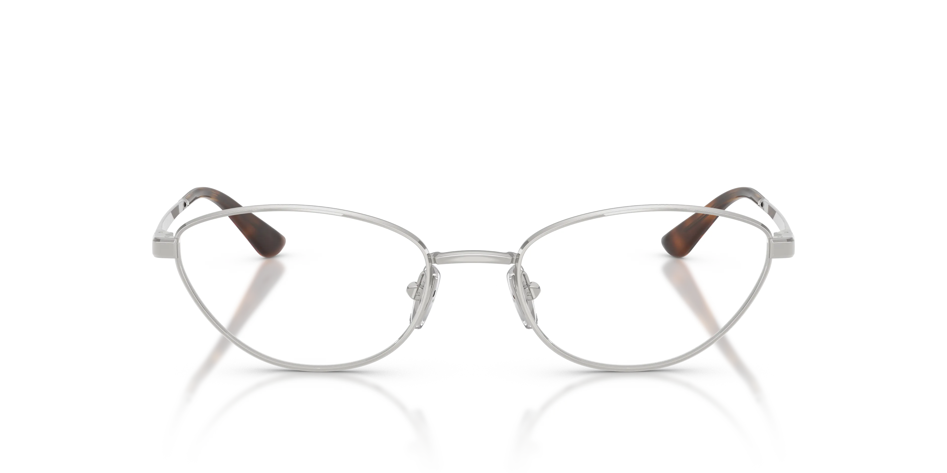 VOGUE EYEWEAR VO4355 323 Montature da vista Metallo Argento Trasparente Farfalla Normale - immagine 3