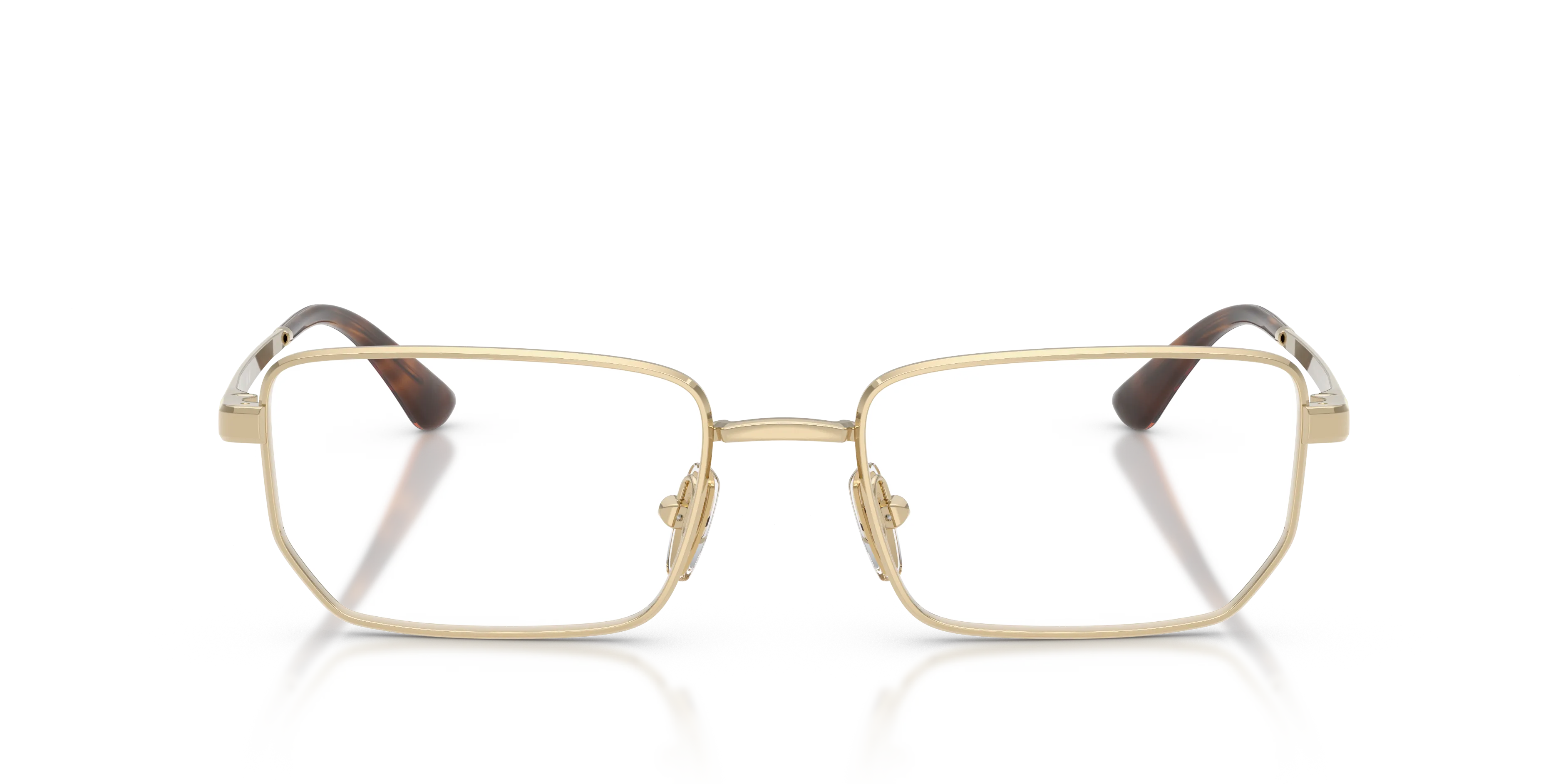 VOGUE EYEWEAR VO4354 848 Montature da vista Metallo Oro Trasparente Geometrica Normale - immagine 3