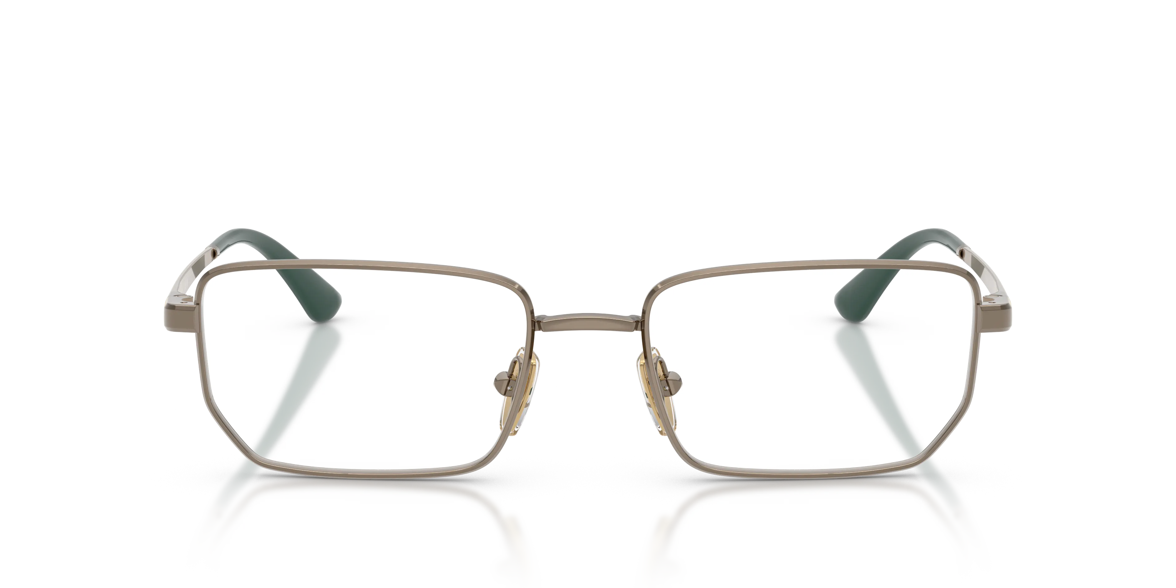 VOGUE EYEWEAR VO4354 5138 Montature da vista Metallo Marrone Trasparente Geometrica Normale - immagine 3