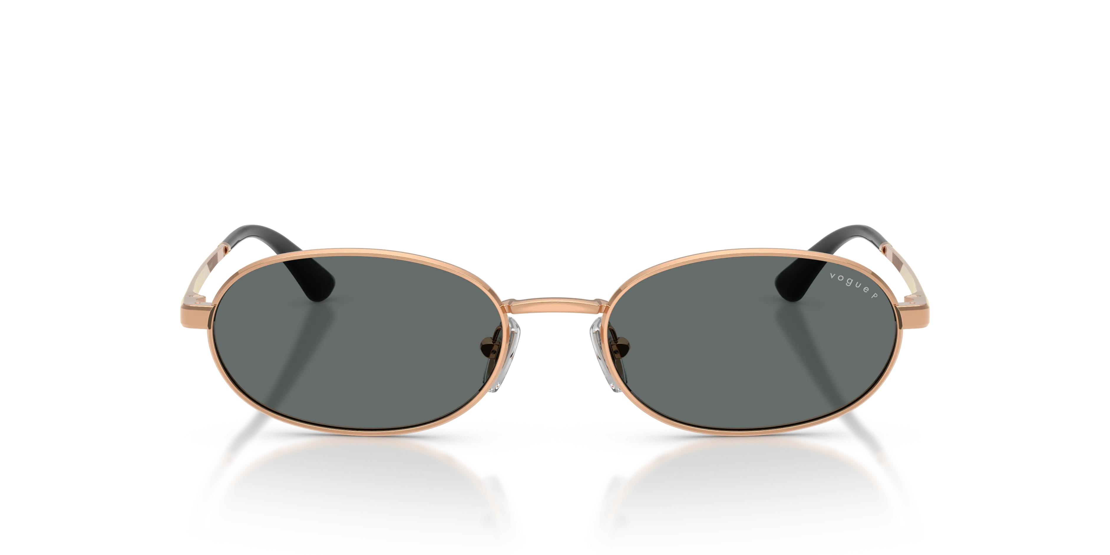 VOGUE EYEWEAR VO4353S 515281 Occhiali da sole Metallo Oro Grigio Rotonda Polarizzata - immagine 3
