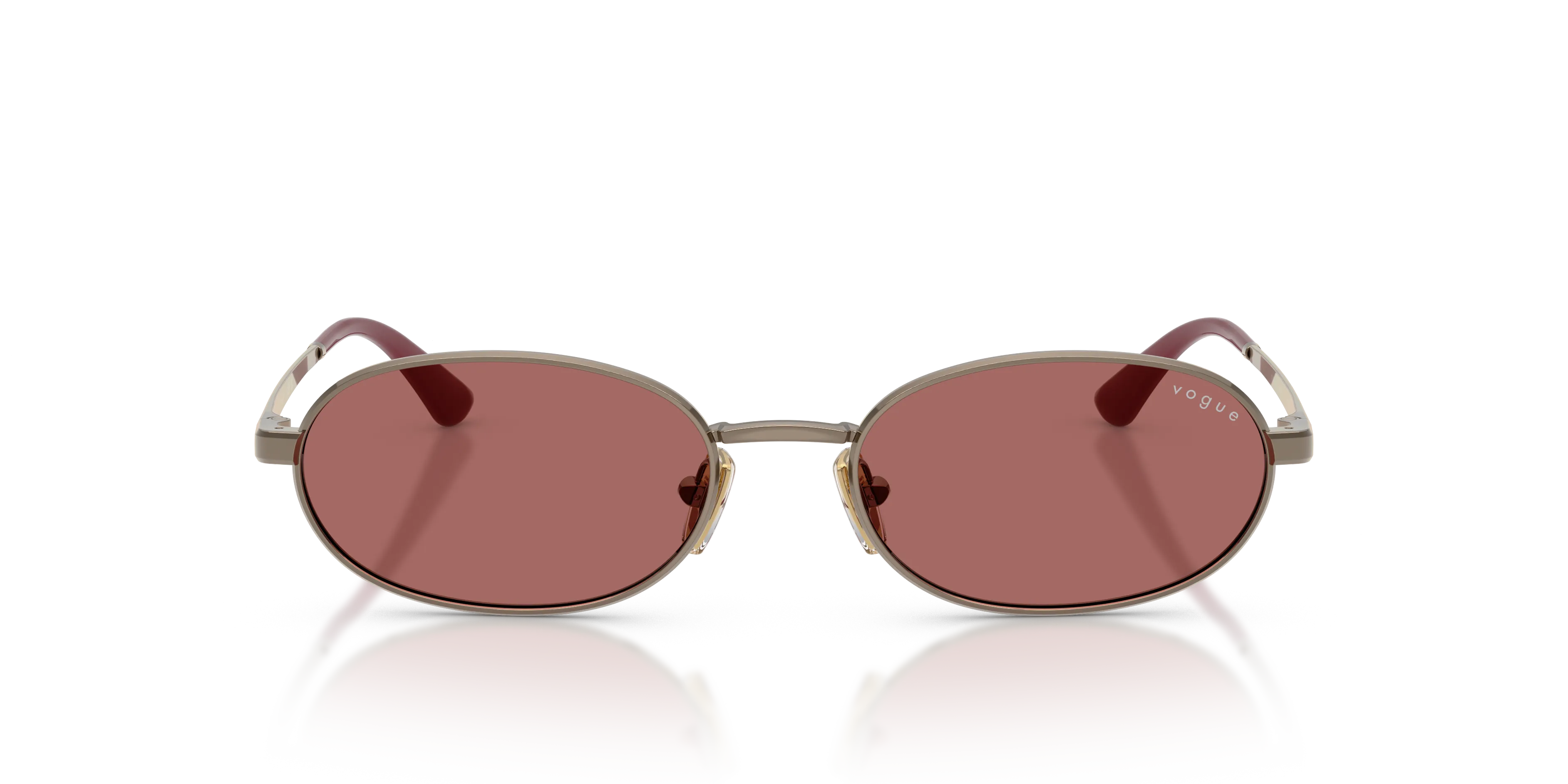 VOGUE EYEWEAR VO4353S 513869 Occhiali da sole Metallo Marrone Viola Rotonda Normale - immagine 3