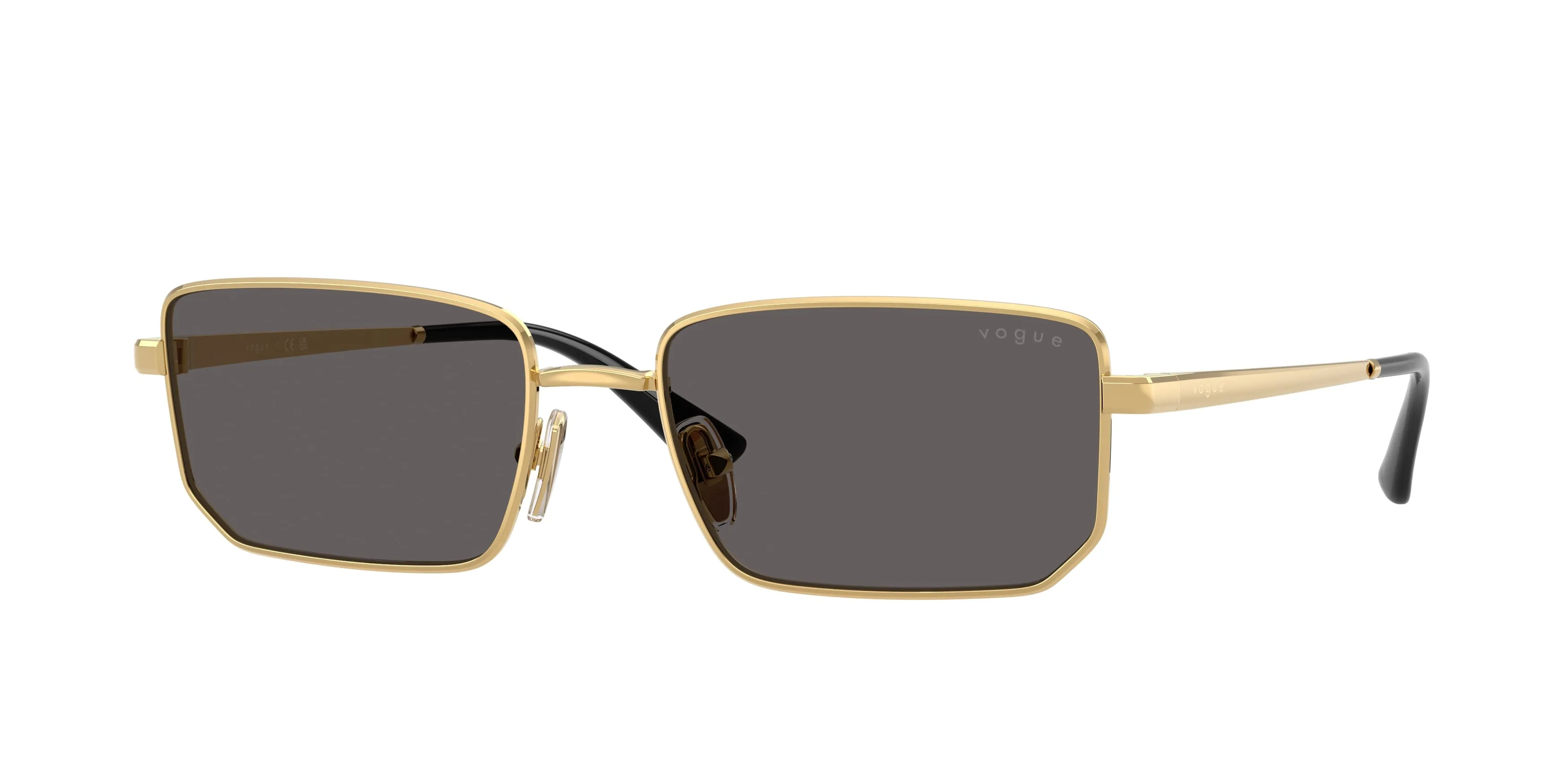 VOGUE EYEWEAR VO4352S 280/87 Occhiali da sole Metallo Oro Grigio Geometrica Normale - immagine 1