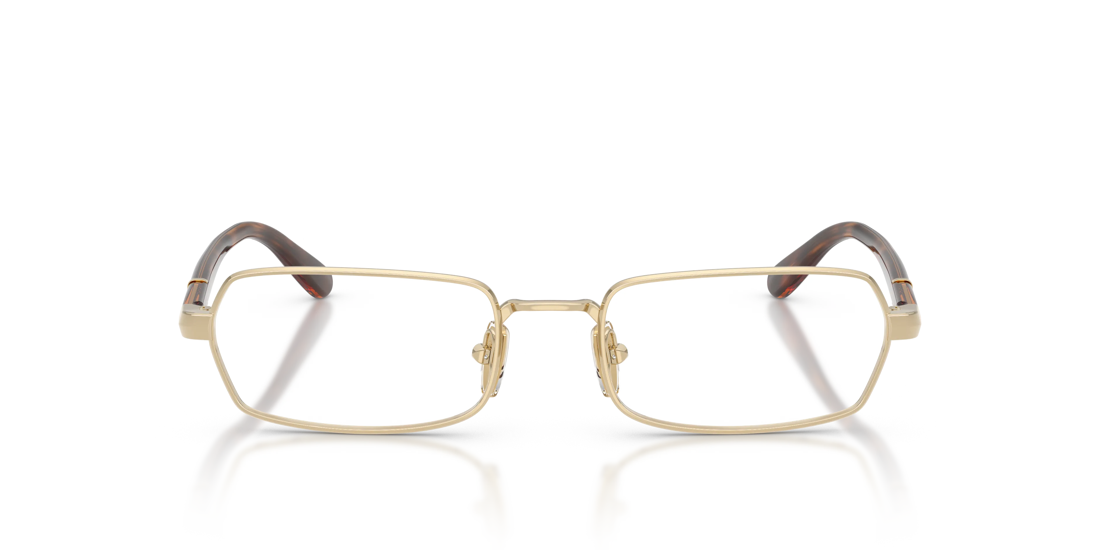 VOGUE EYEWEAR VO4351 848 Montature da vista Metallo Oro Trasparente Geometrica Normale - immagine 3