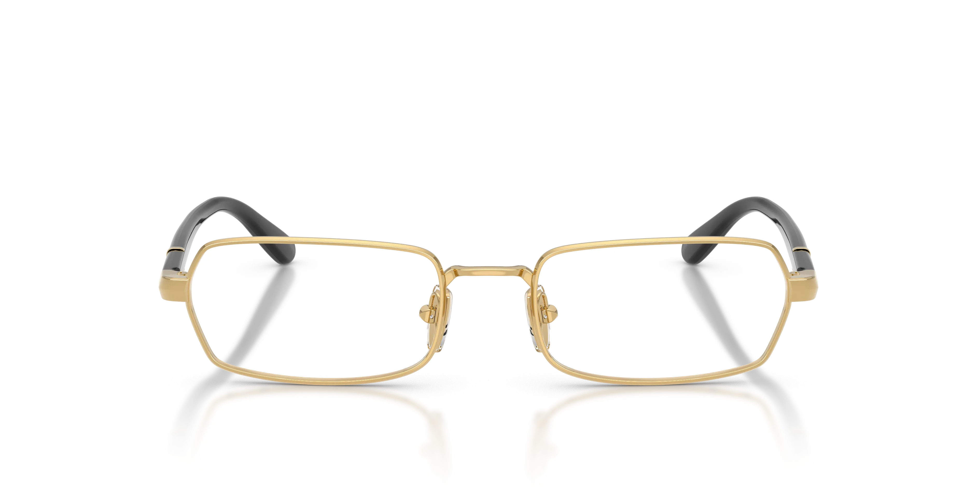 VOGUE EYEWEAR VO4351 280 Montature da vista Metallo Oro Trasparente Geometrica Normale - immagine 3