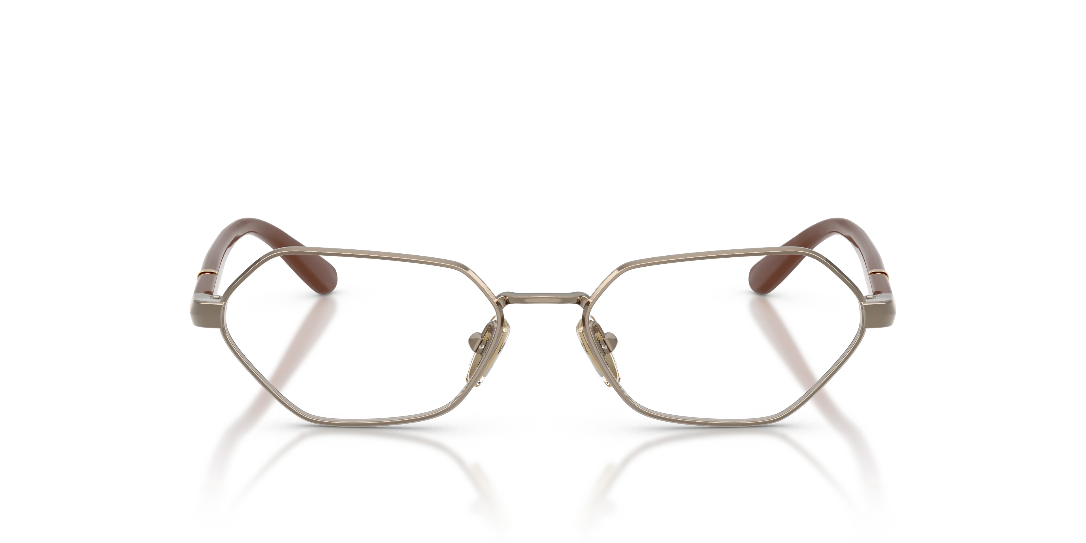 VOGUE EYEWEAR VO4350 5138 Montature da vista Metallo Marrone Trasparente Farfalla Normale - immagine 3