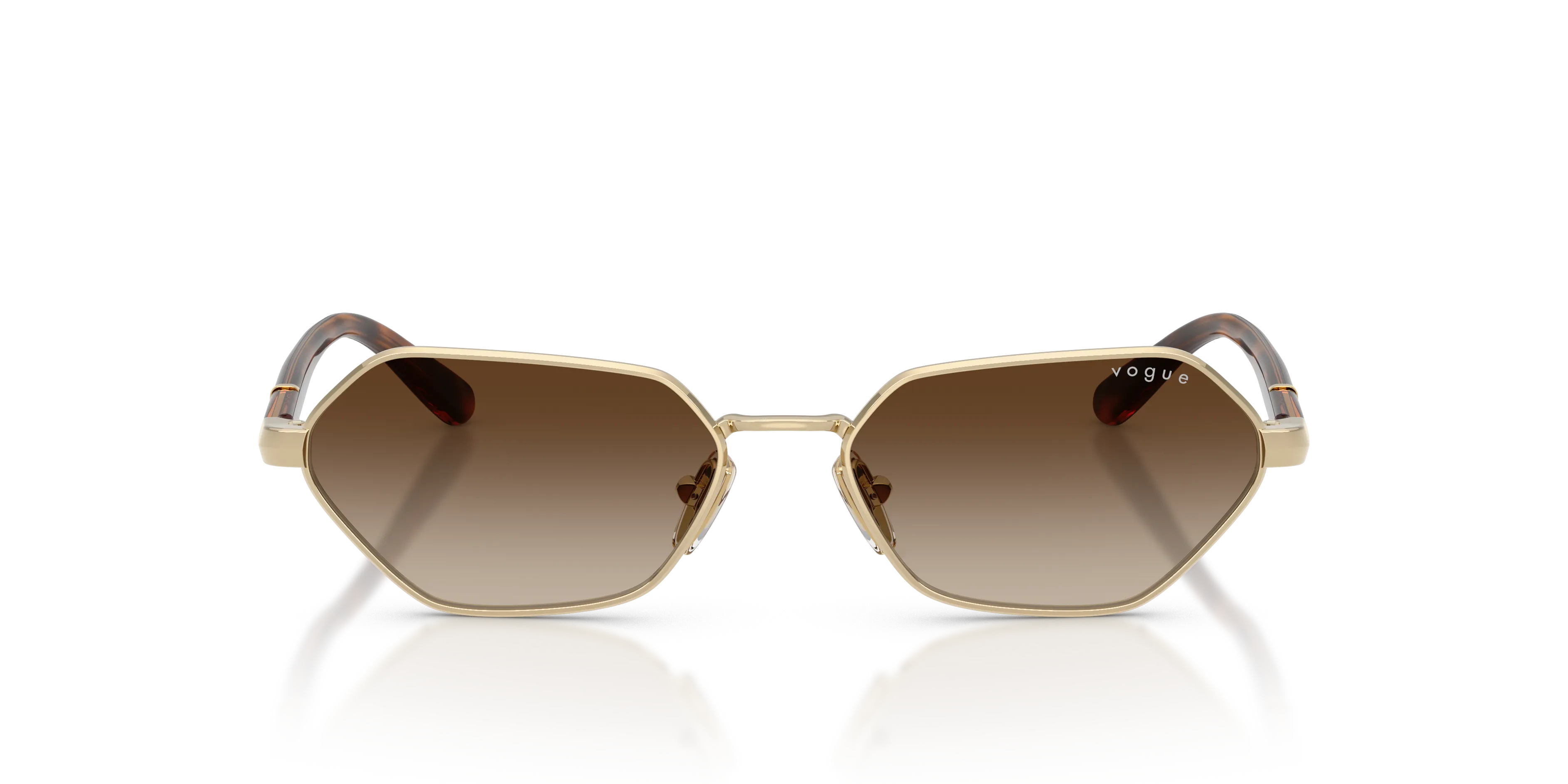 VOGUE EYEWEAR VO4349S 848/13 Occhiali da sole Metallo Oro Marrone Farfalla Normale Sfumato - immagine 3
