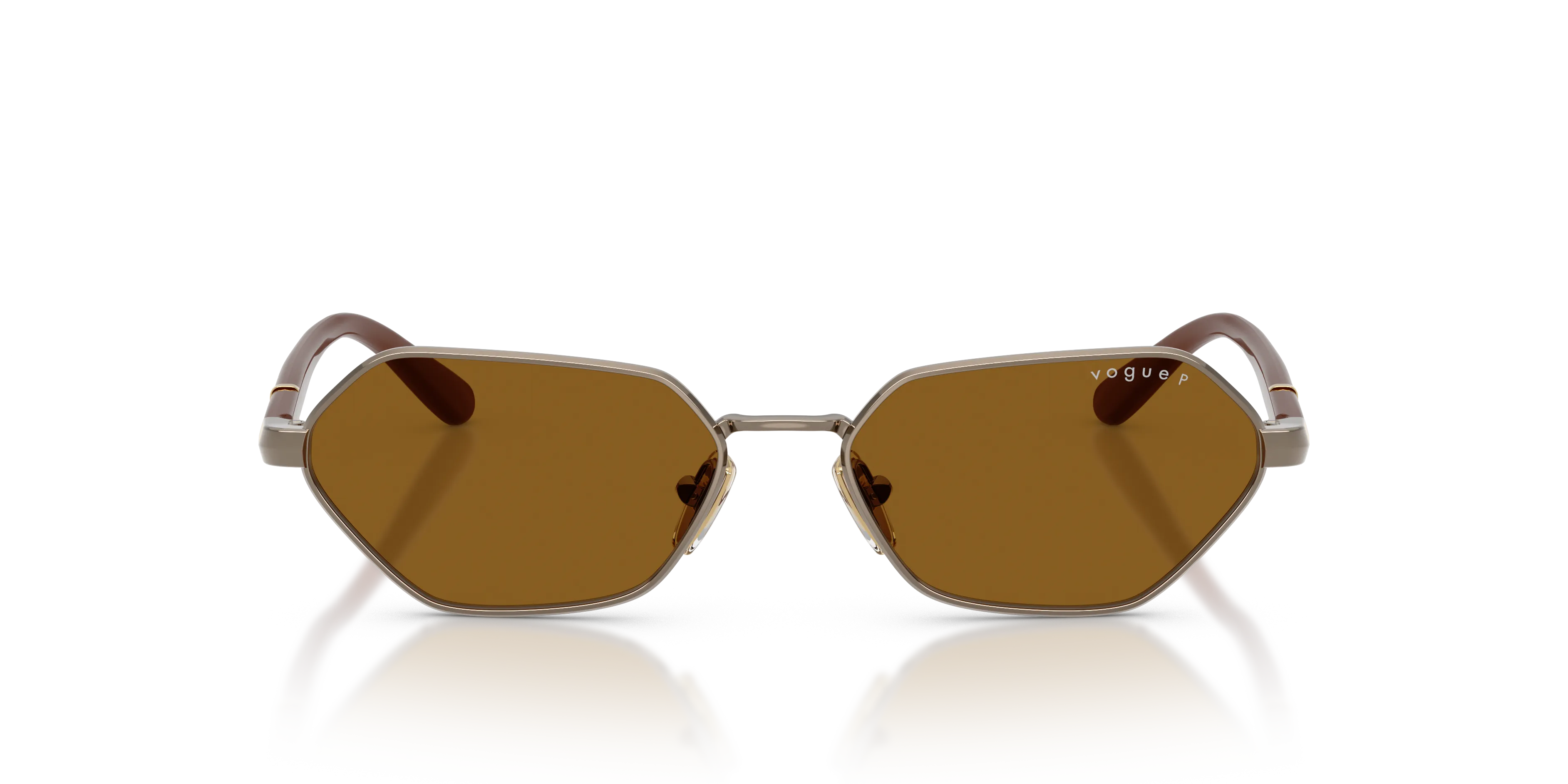 VOGUE EYEWEAR VO4349S 513883 Occhiali da sole Metallo Marrone Marrone Farfalla Polarizzata - immagine 3