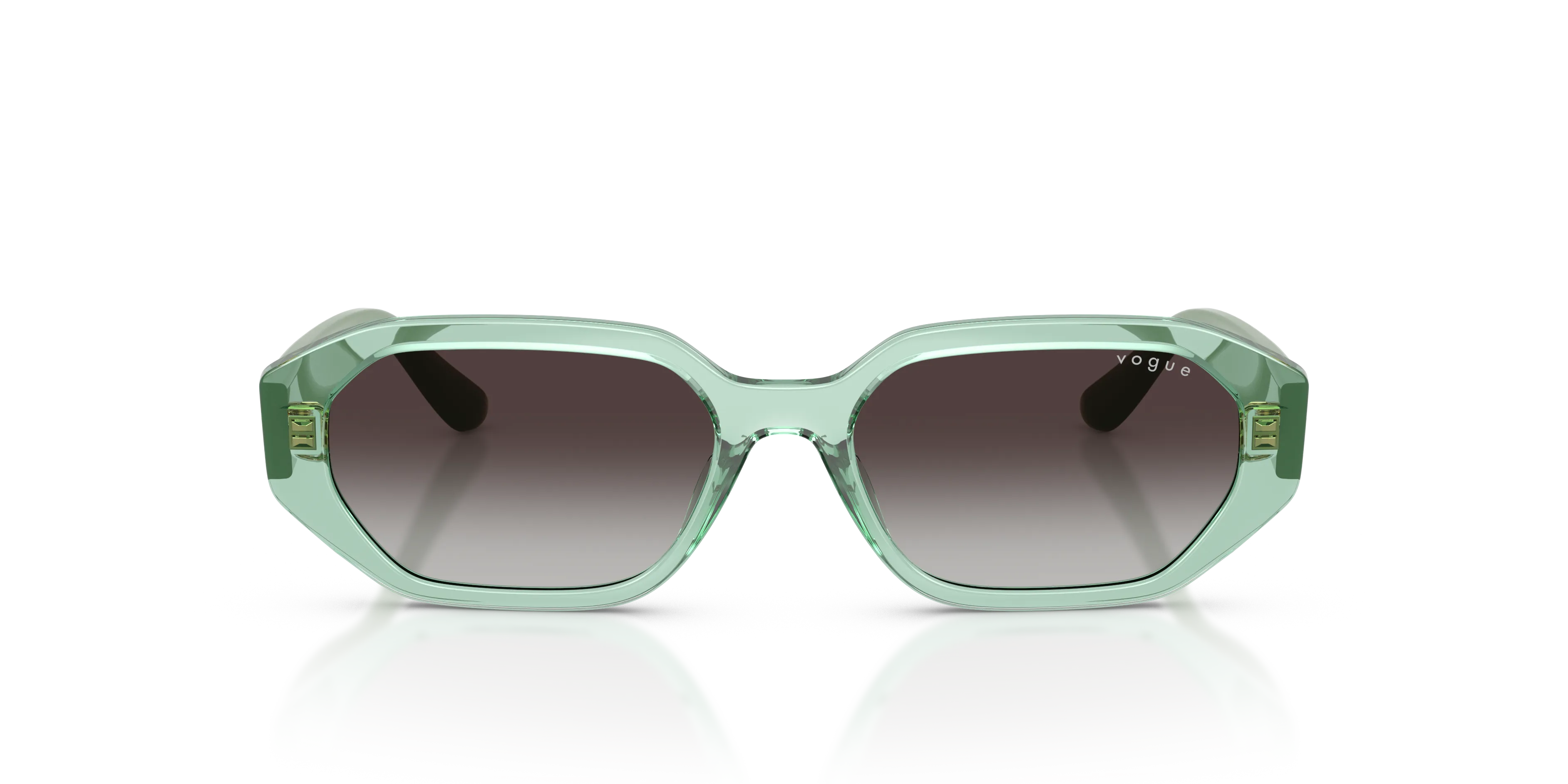 VOGUE EYEWEAR VJ2034 32748G Occhiali da sole bambino Nylon Trasparente Grigio Geometrica Normale Sfumato - immagine 3