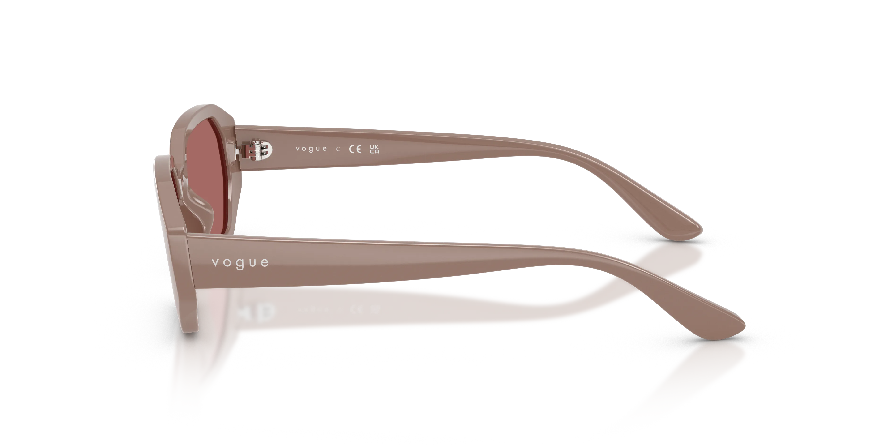 VOGUE EYEWEAR VJ2034 327269 Occhiali da sole bambino Nylon Marrone Viola Geometrica Normale - immagine 4
