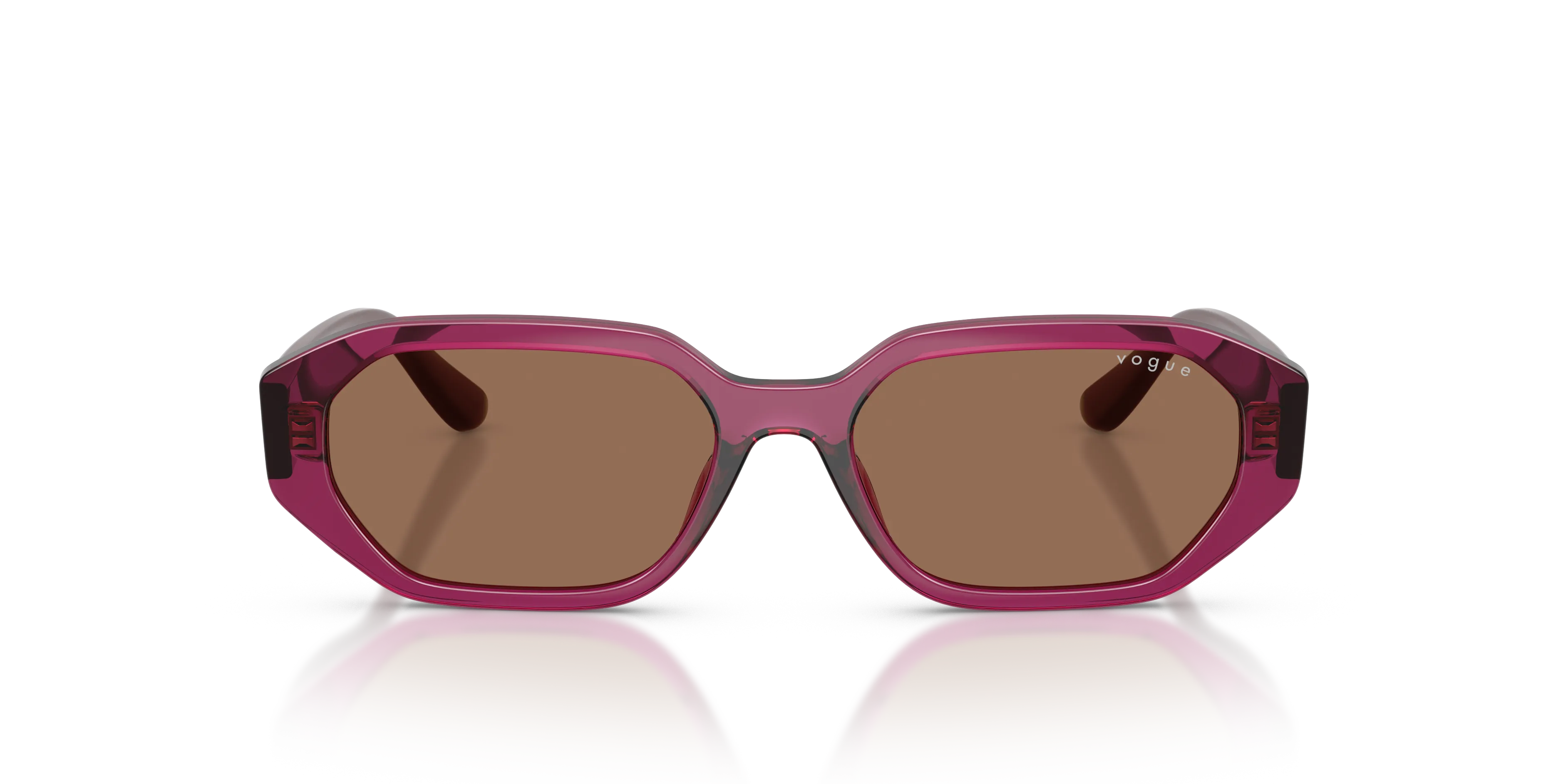 VOGUE EYEWEAR VJ2034 327173 Occhiali da sole bambino Nylon Rosso Marrone Geometrica Normale - immagine 3