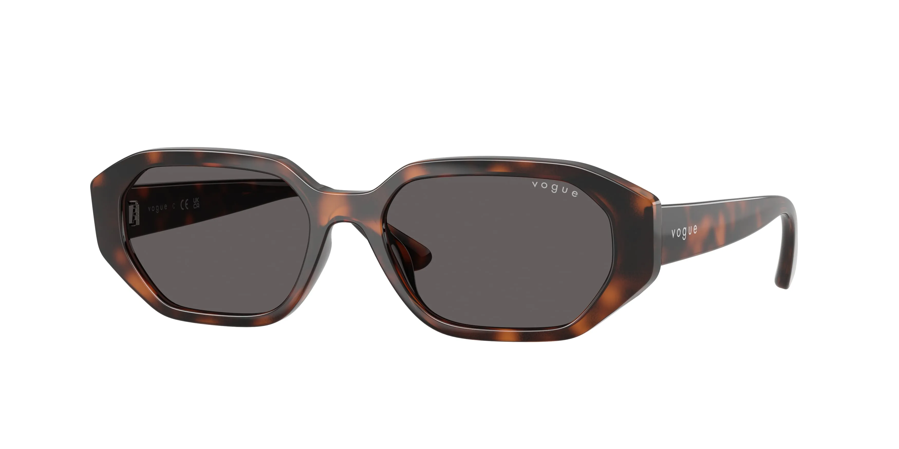 VOGUE EYEWEAR VJ2034 271887 Occhiali da sole bambino Nylon Marrone Grigio Geometrica Normale - immagine 1
