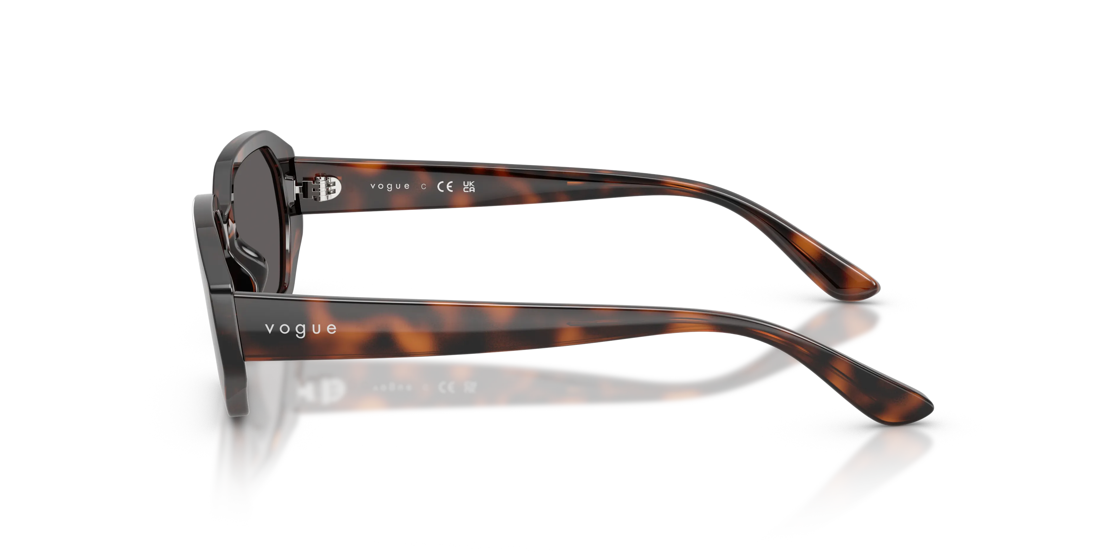 VOGUE EYEWEAR VJ2034 271887 Occhiali da sole bambino Nylon Marrone Grigio Geometrica Normale - immagine 4