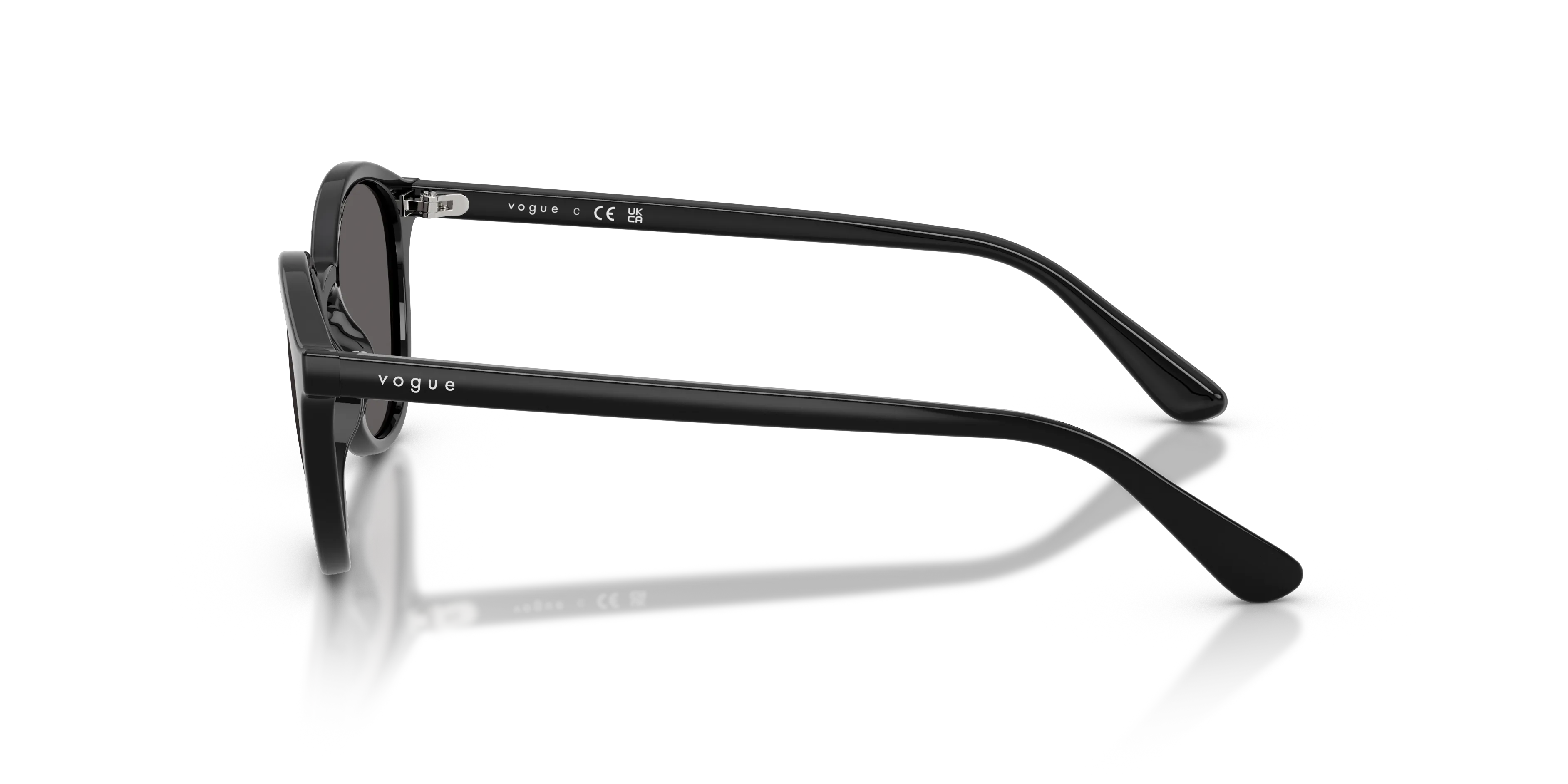 VOGUE EYEWEAR VJ2033 W44/87 Occhiali da sole Nylon Nero Grigio Pantos Normale - immagine 4
