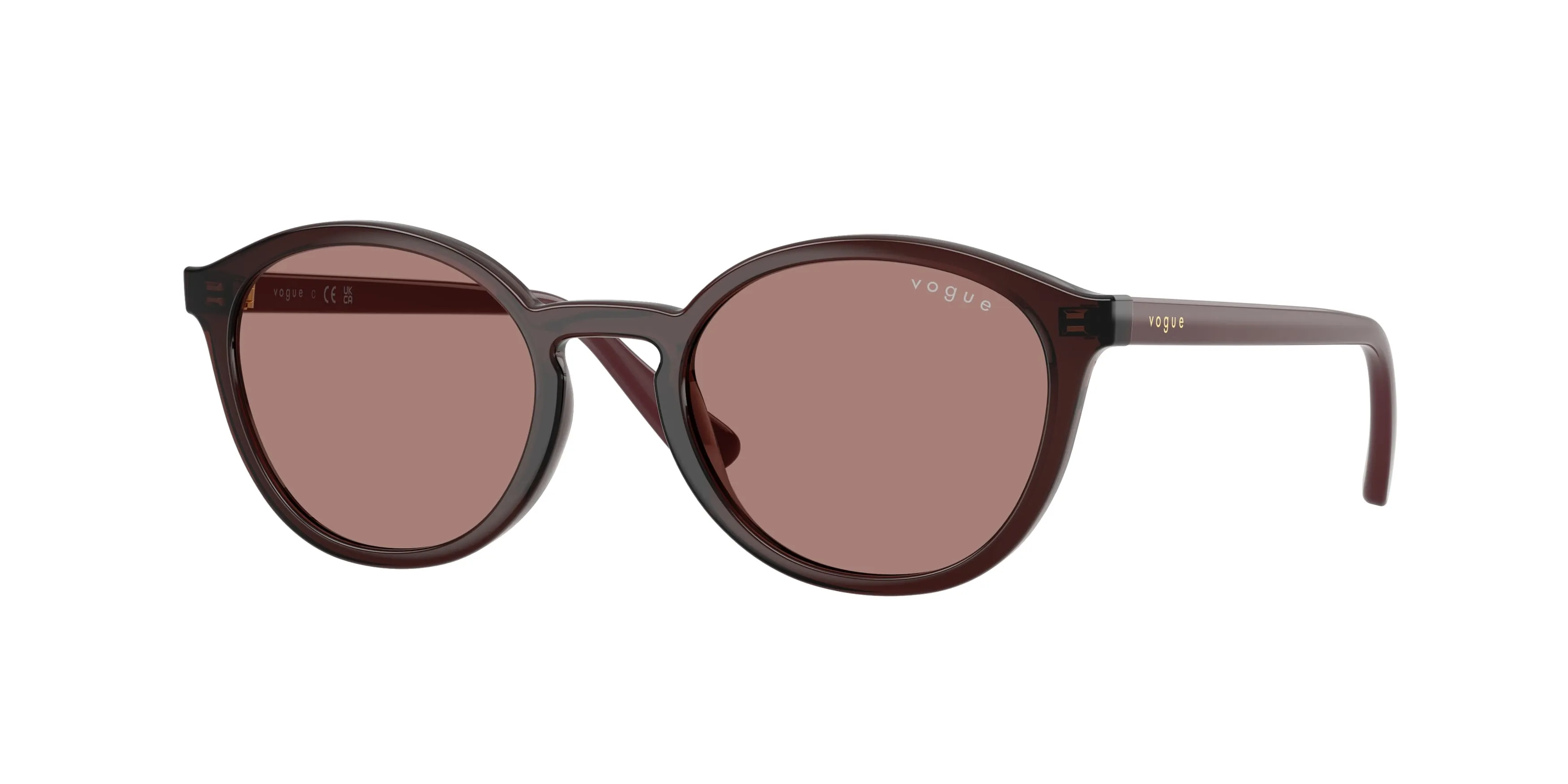 VOGUE EYEWEAR VJ2033 327073 Occhiali da sole Nylon Rosso Marrone Pantos Normale - immagine 1