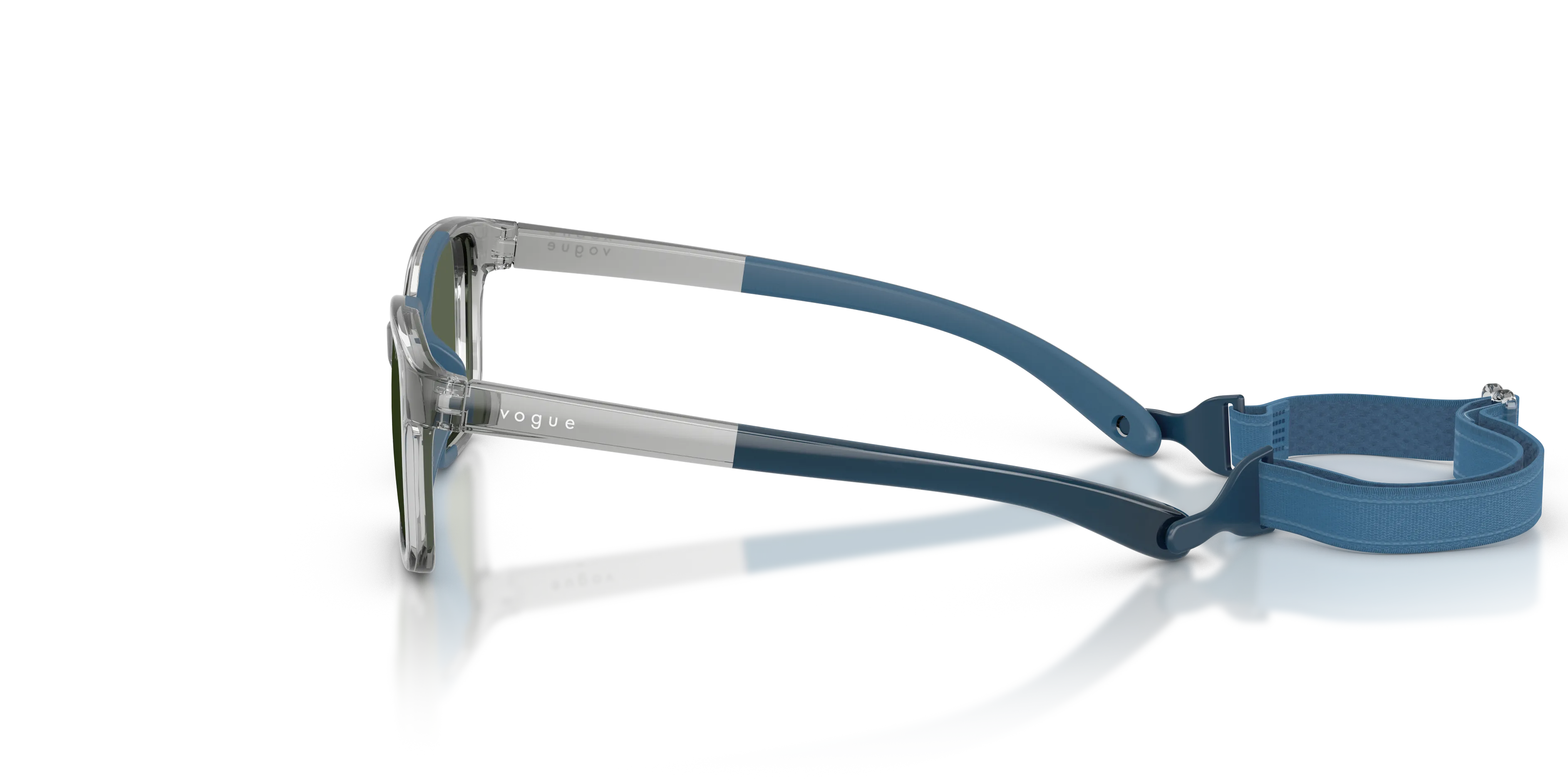 VOGUE EYEWEAR VJ2017 228371 Occhiali da sole bambino Iniettato Grigio Verde Pillow Normale - immagine 4