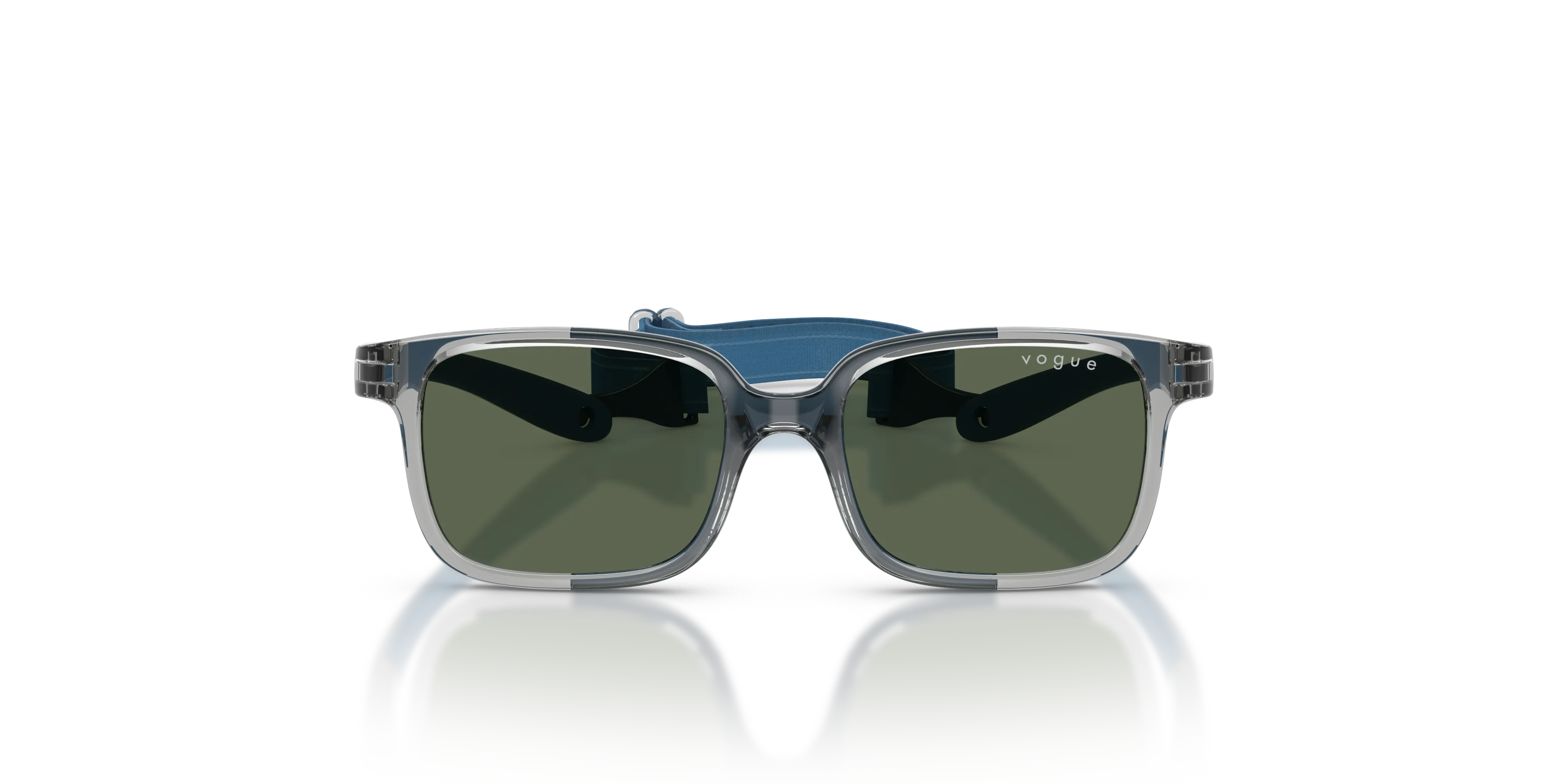 VOGUE EYEWEAR VJ2017 228371 Occhiali da sole bambino Iniettato Grigio Verde Pillow Normale - immagine 3