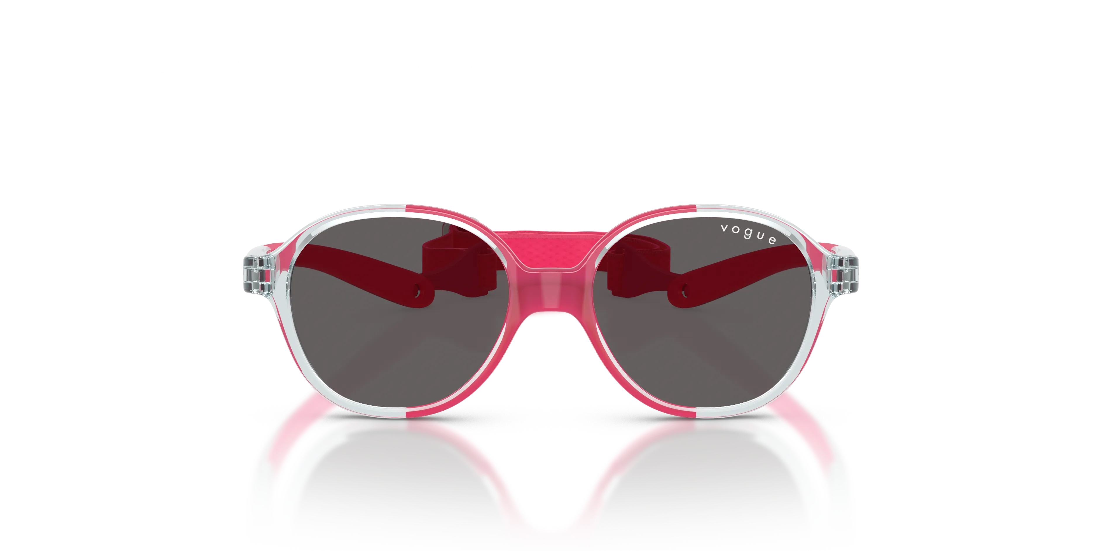 VOGUE EYEWEAR VJ2012 330187 Occhiali da sole bambino Iniettato Blu Grigio Pillow Normale - immagine 3