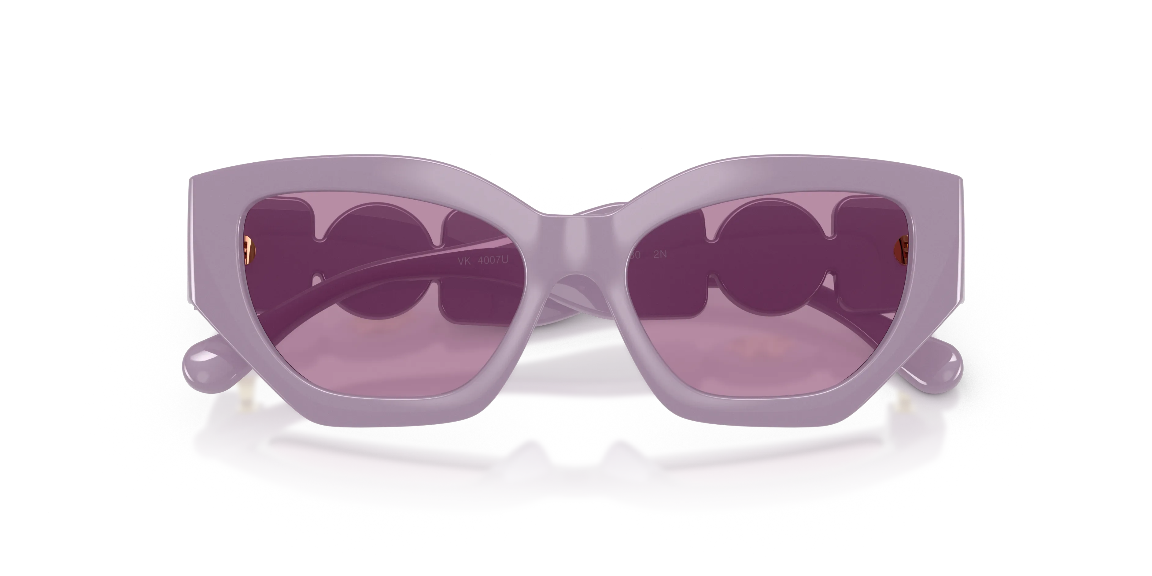 Versace VK4007U 5526AK Occhiali da sole bambino Iniettato Viola Viola Geometrica Normale - immagine 2