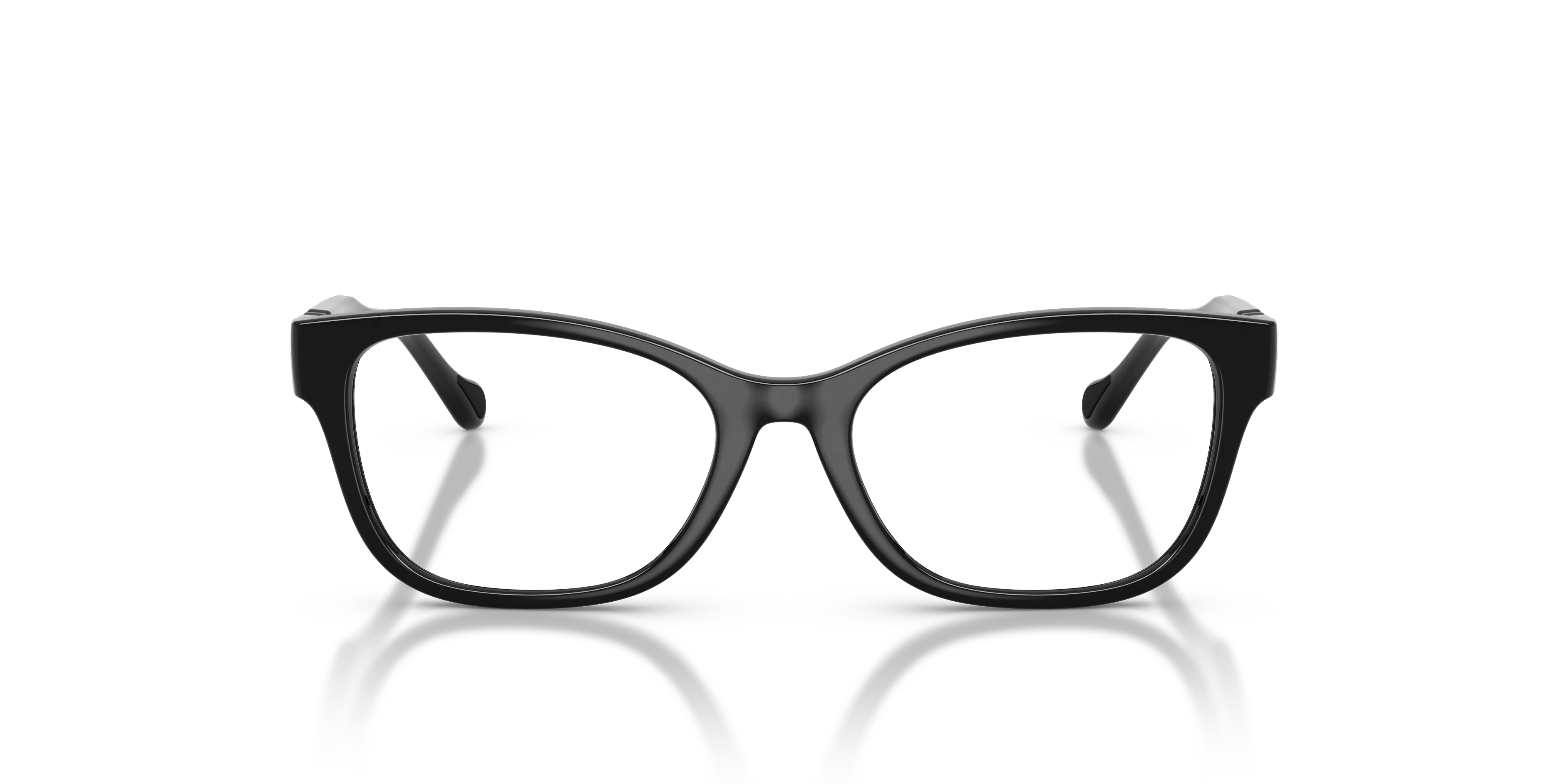 Versace VK3016U GB1 Montature da vista bambino Iniettato Nero Trasparente Cat Eye Normale - immagine 3