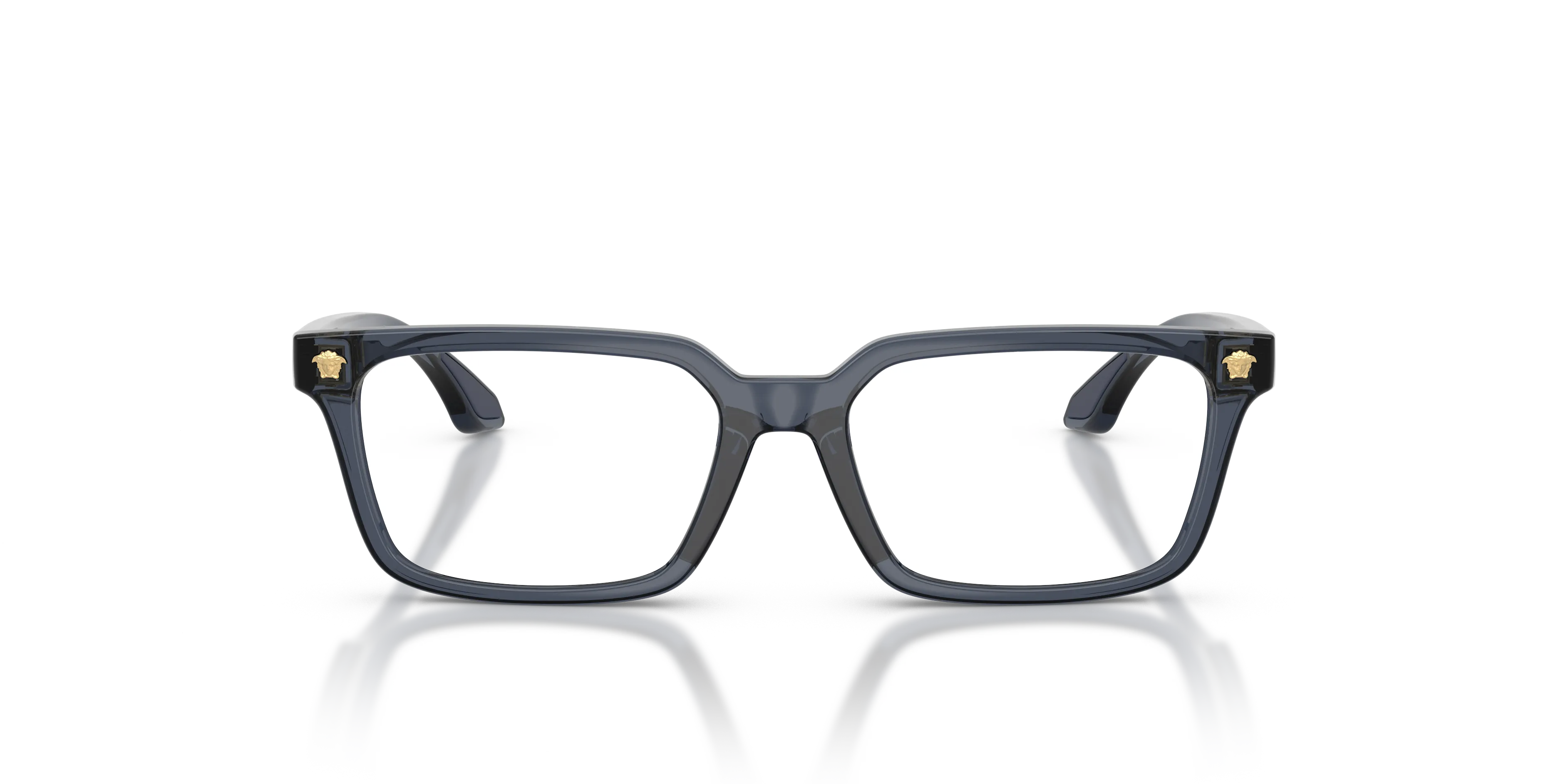 Versace VK3015U 5548 Montature da vista bambino Iniettato Blu Trasparente Squadrata Normale - immagine 3