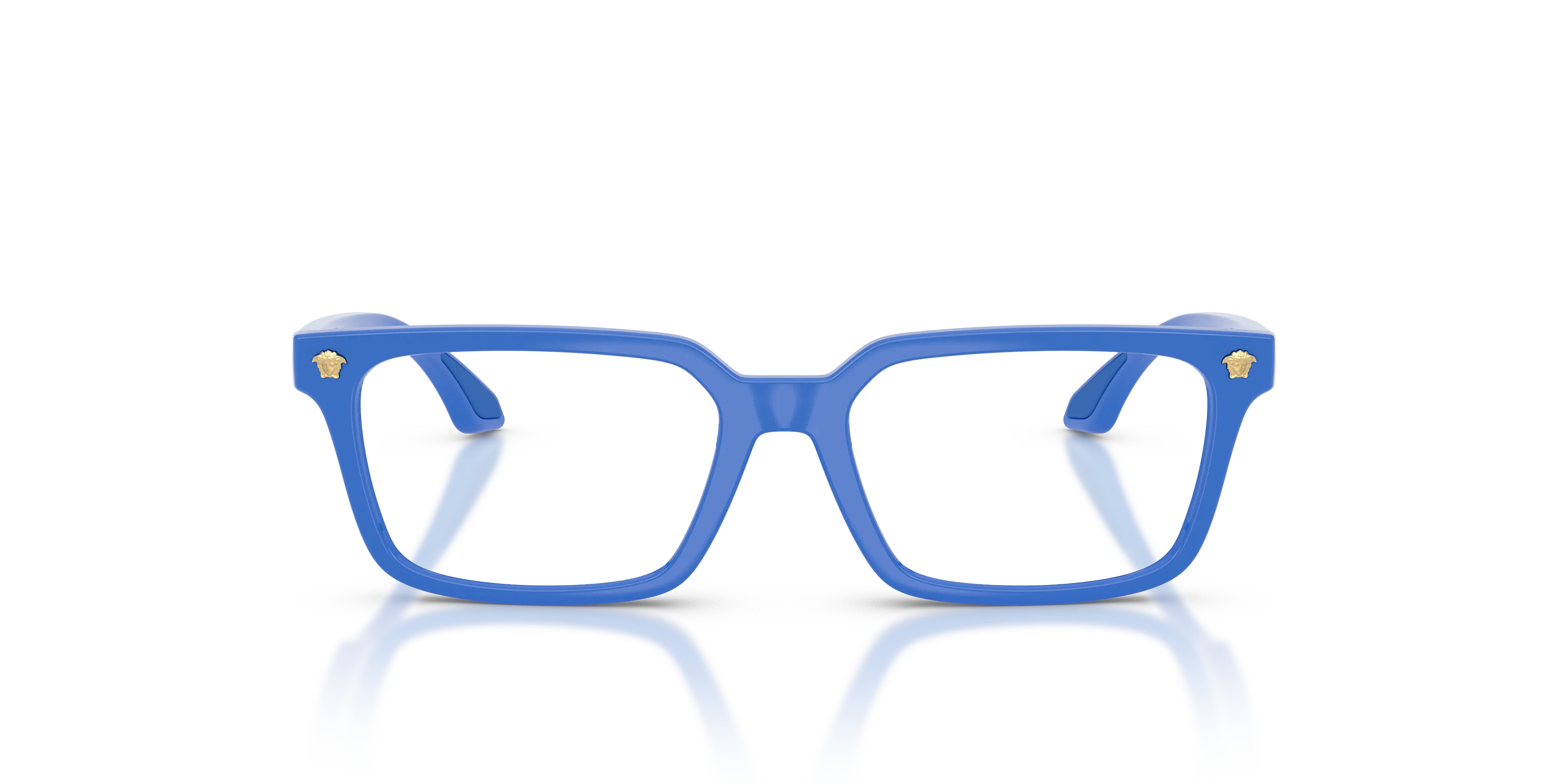 Versace VK3015U 5546 Montature da vista bambino Iniettato Blu Trasparente Squadrata Normale - immagine 3