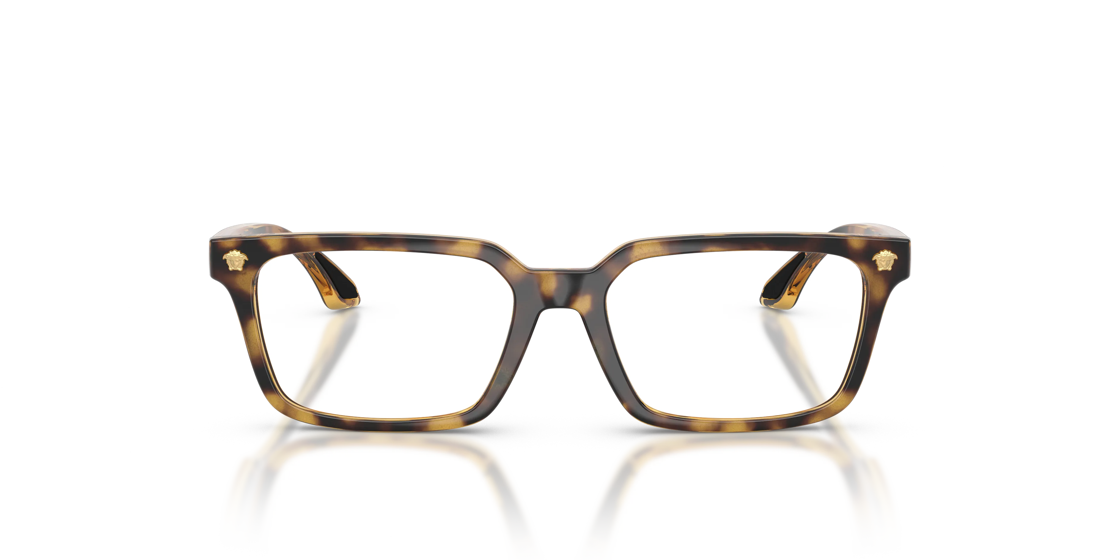 Versace VK3015U 108 Montature da vista bambino Iniettato Tartaruga Trasparente Squadrata Normale - immagine 3