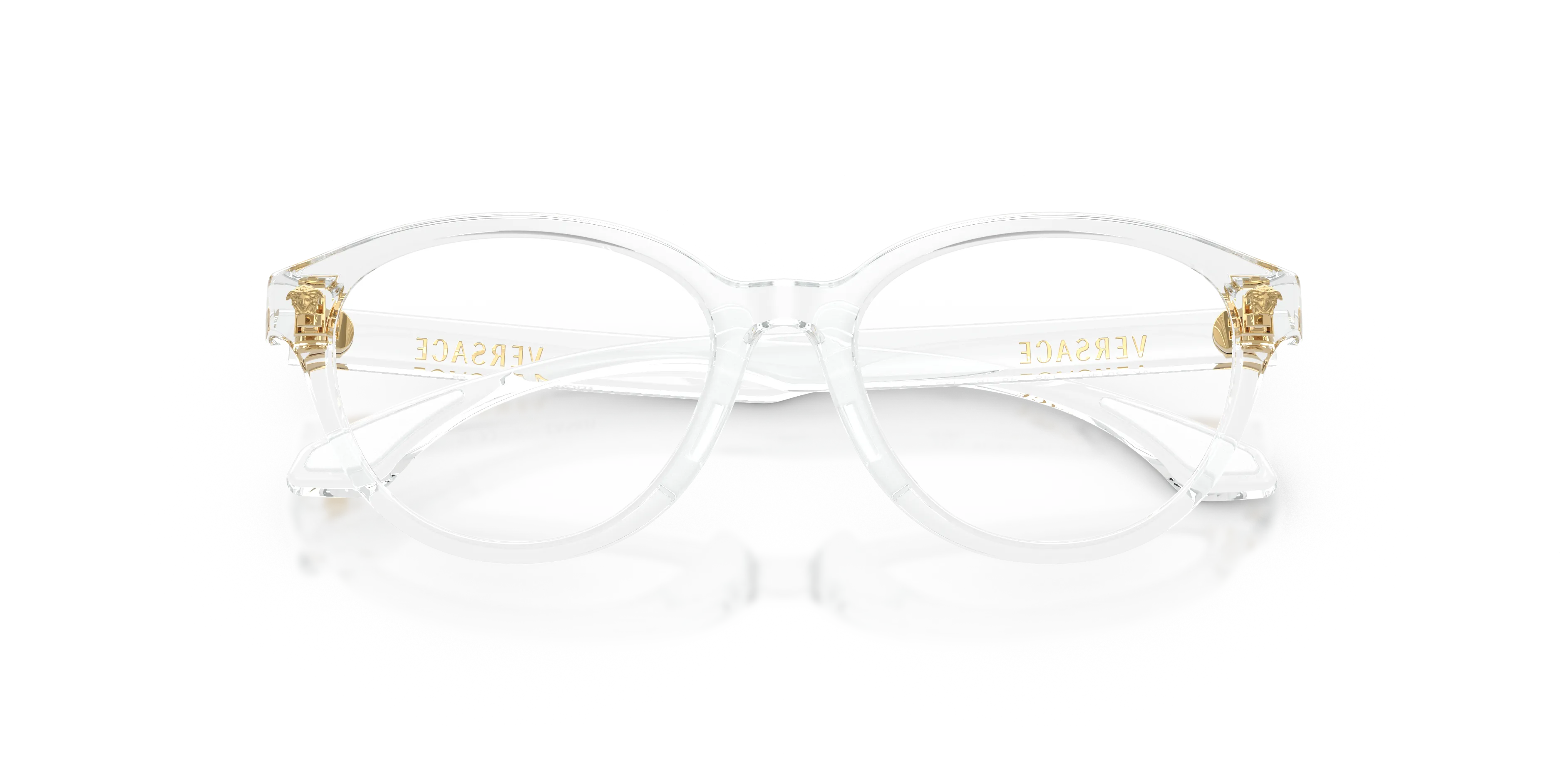 Versace VK3014U 148 Montature da vista bambino Iniettato Trasparente Trasparente Pantos Normale - immagine 2