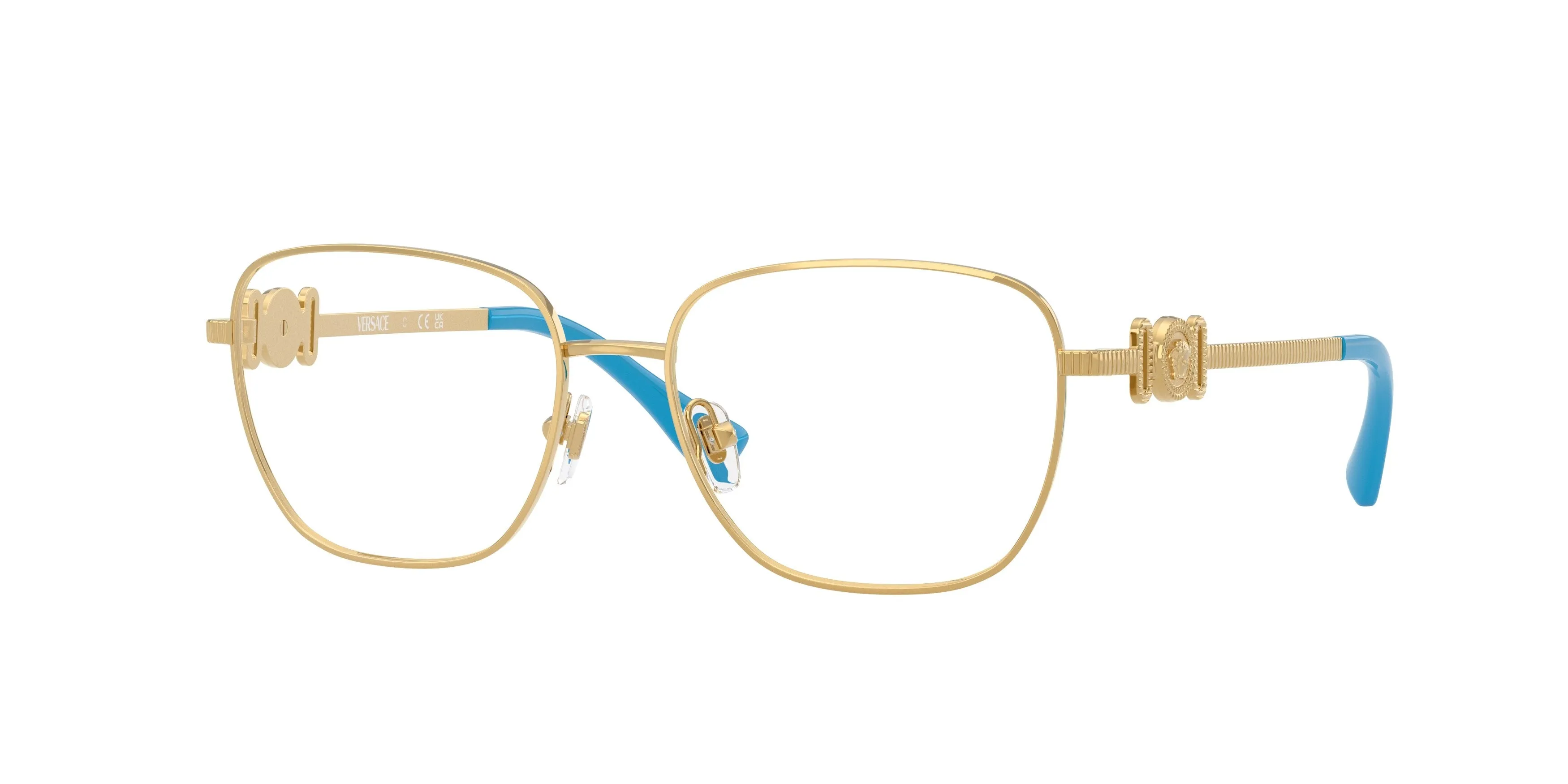 Versace VK1003 5550 Montature da vista bambino Metallo Oro Trasparente Pantos Normale - immagine 1