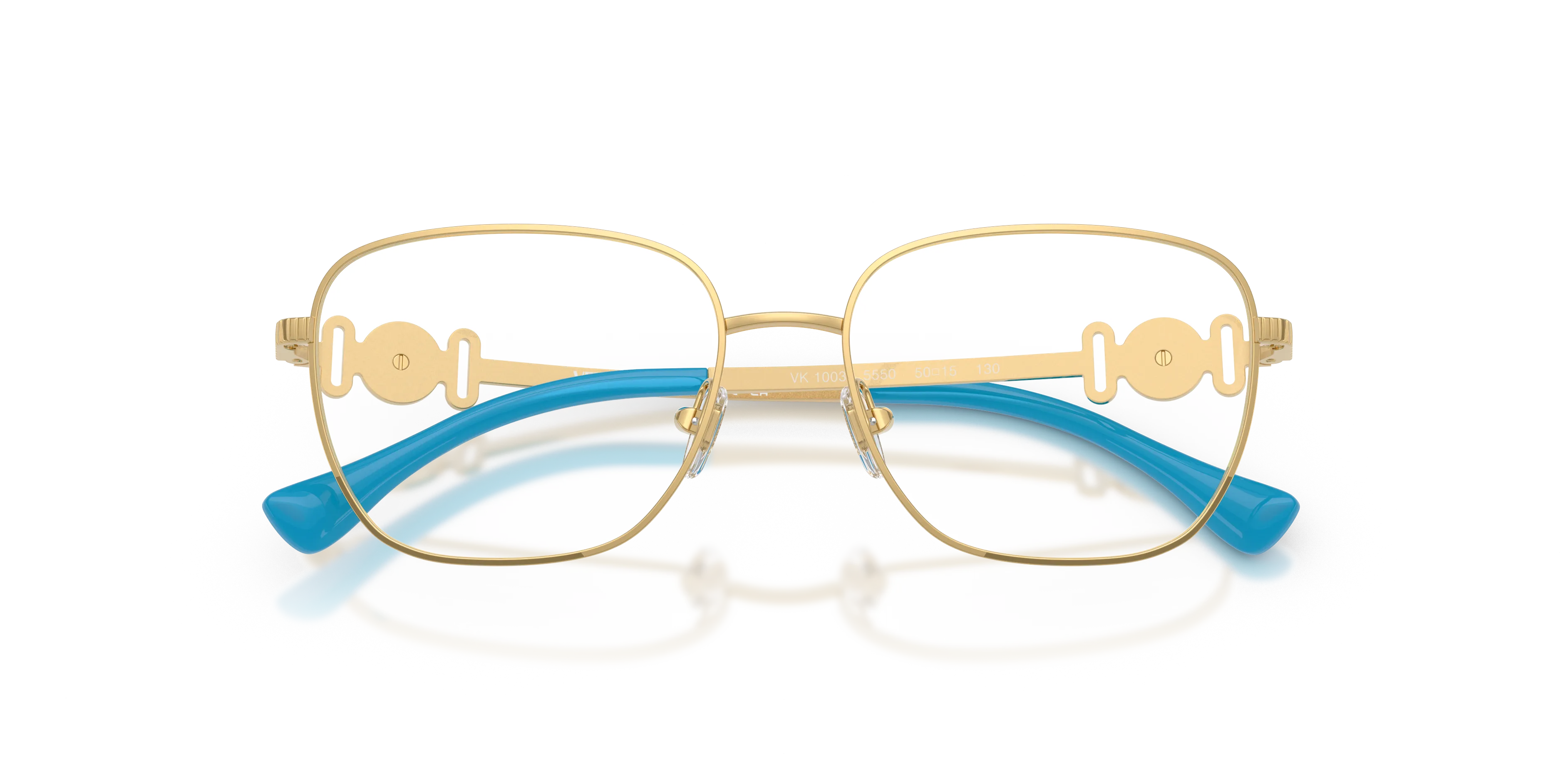 Versace VK1003 5550 Montature da vista bambino Metallo Oro Trasparente Pantos Normale - immagine 2