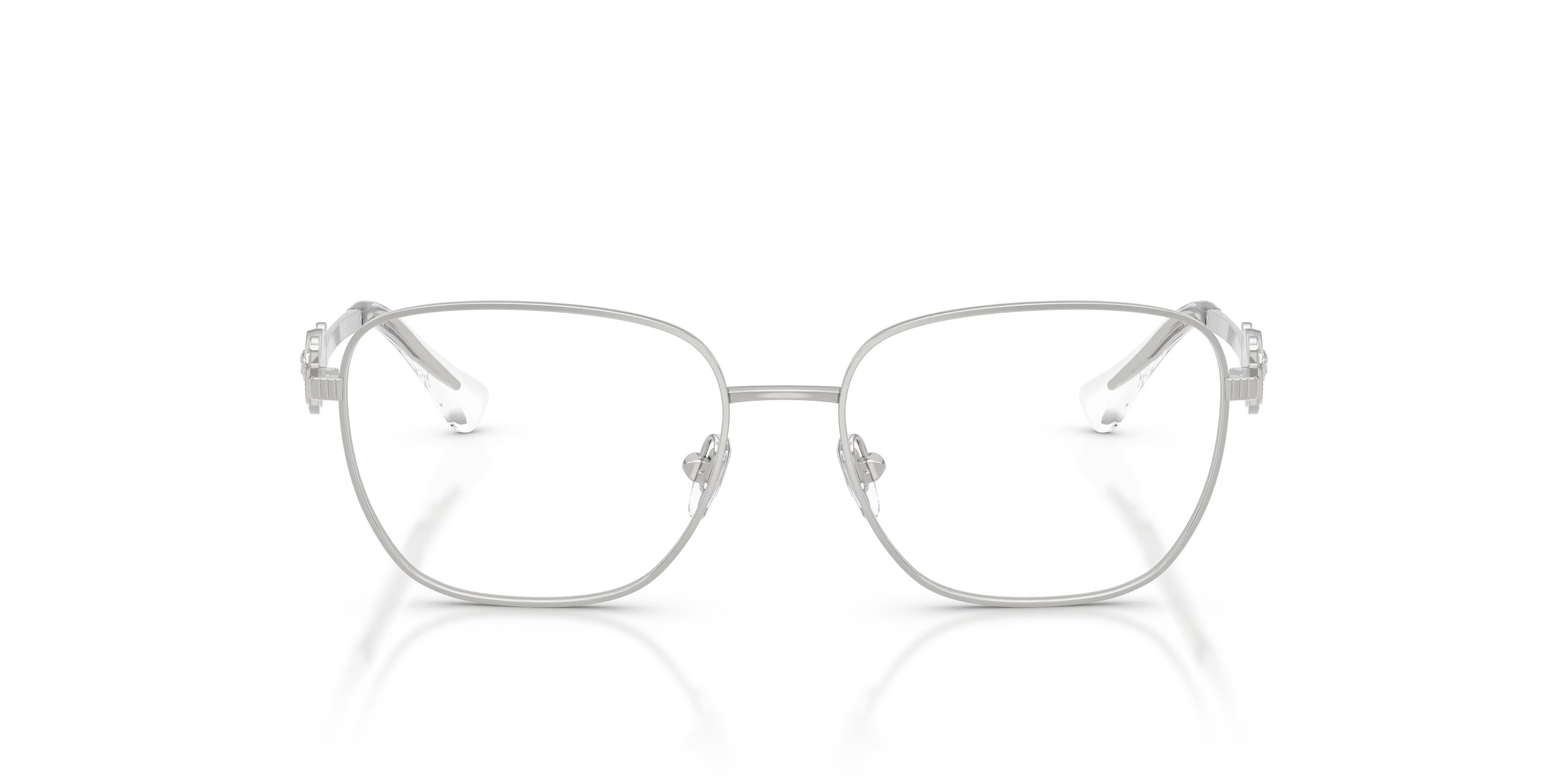 Versace VK1003 5533 Montature da vista bambino Metallo Argento Trasparente Pantos Normale - immagine 2
