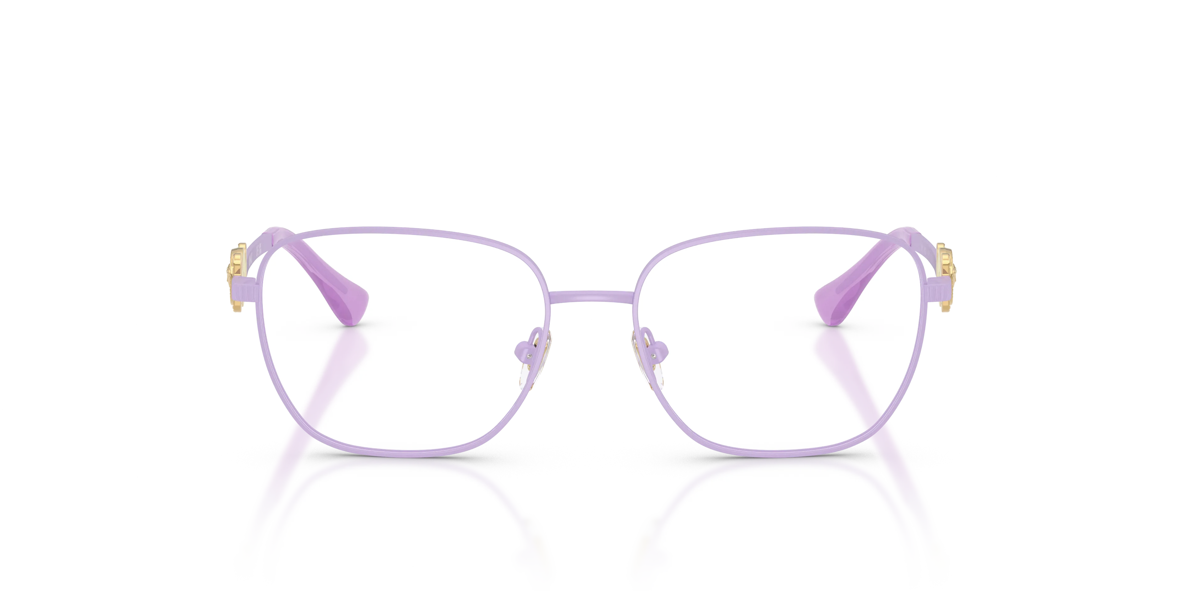 Versace VK1003 1497 Montature da vista bambino Metallo Viola Trasparente Pantos Normale - immagine 3