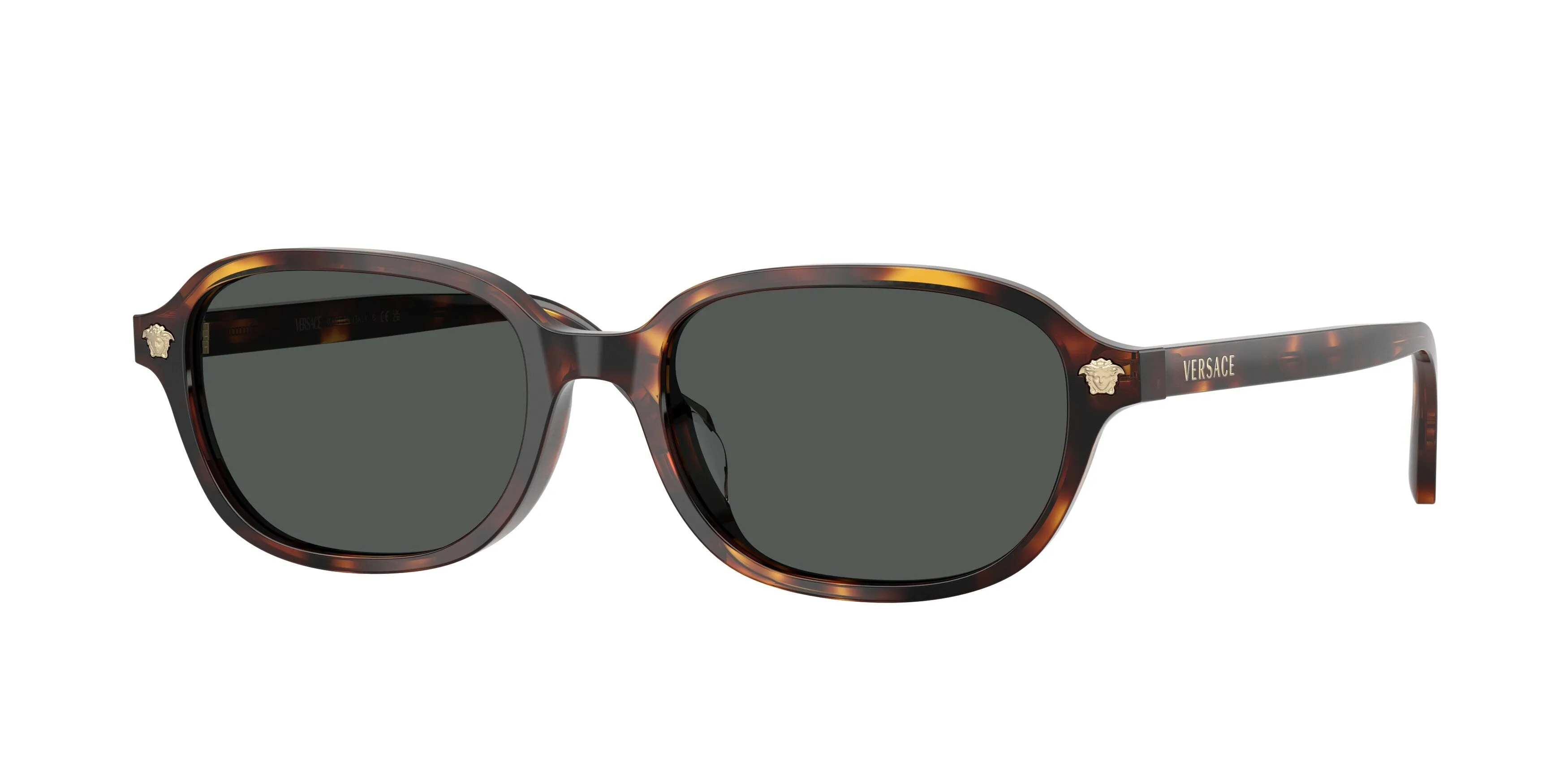 Versace VE4514D 553773 Occhiali da sole Acetato Tartaruga Marrone Pillow Normale - immagine 1