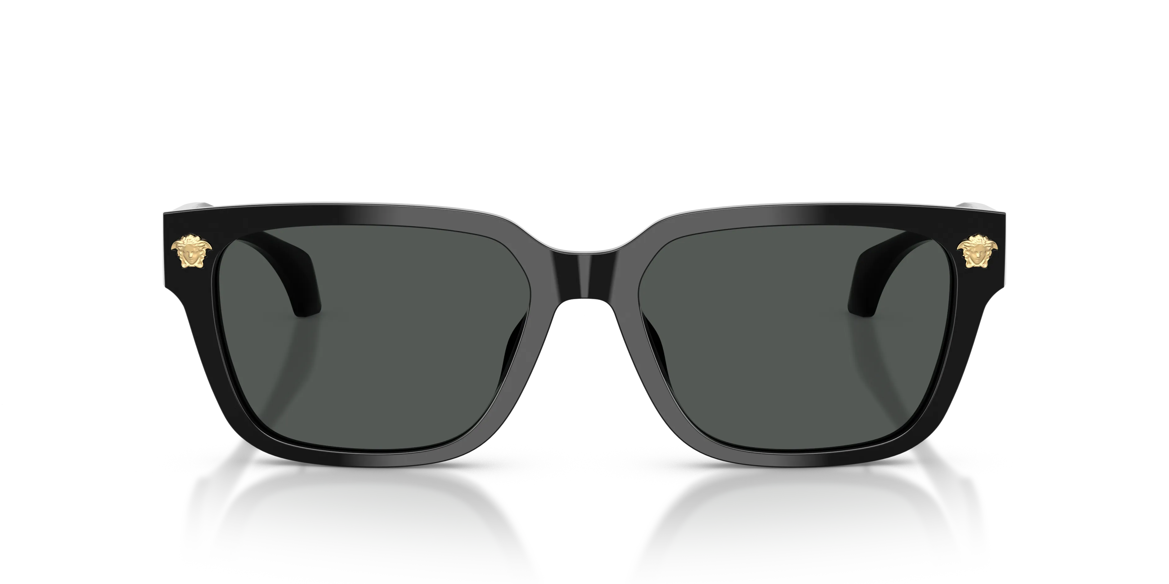 Versace VE4513D GB1/87 Occhiali da sole Acetato Nero Grigio Squadrata Normale - immagine 3