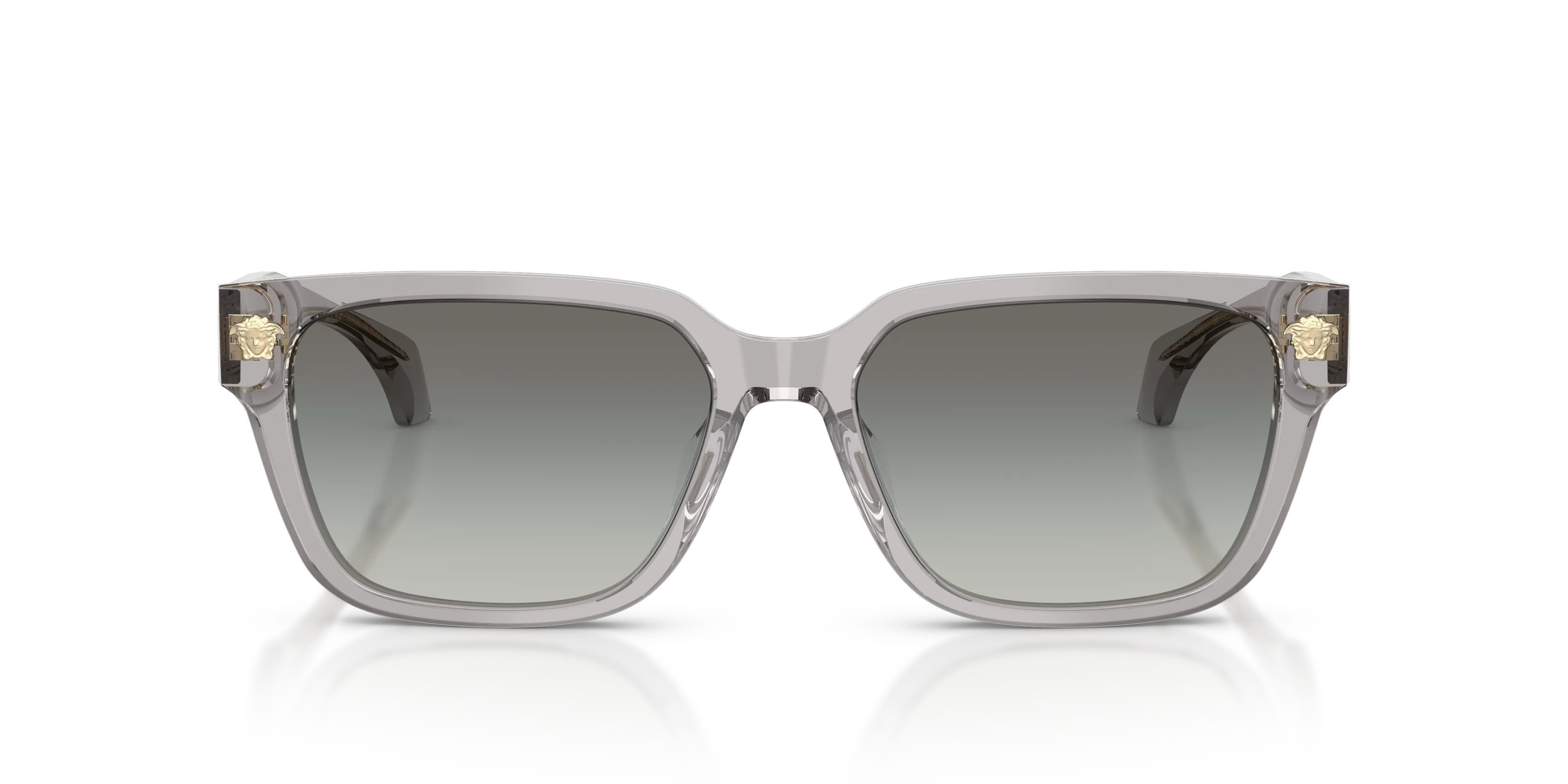 Versace VE4513D 593/11 Occhiali da sole Acetato Grigio Grigio Squadrata Normale Sfumato - immagine 3