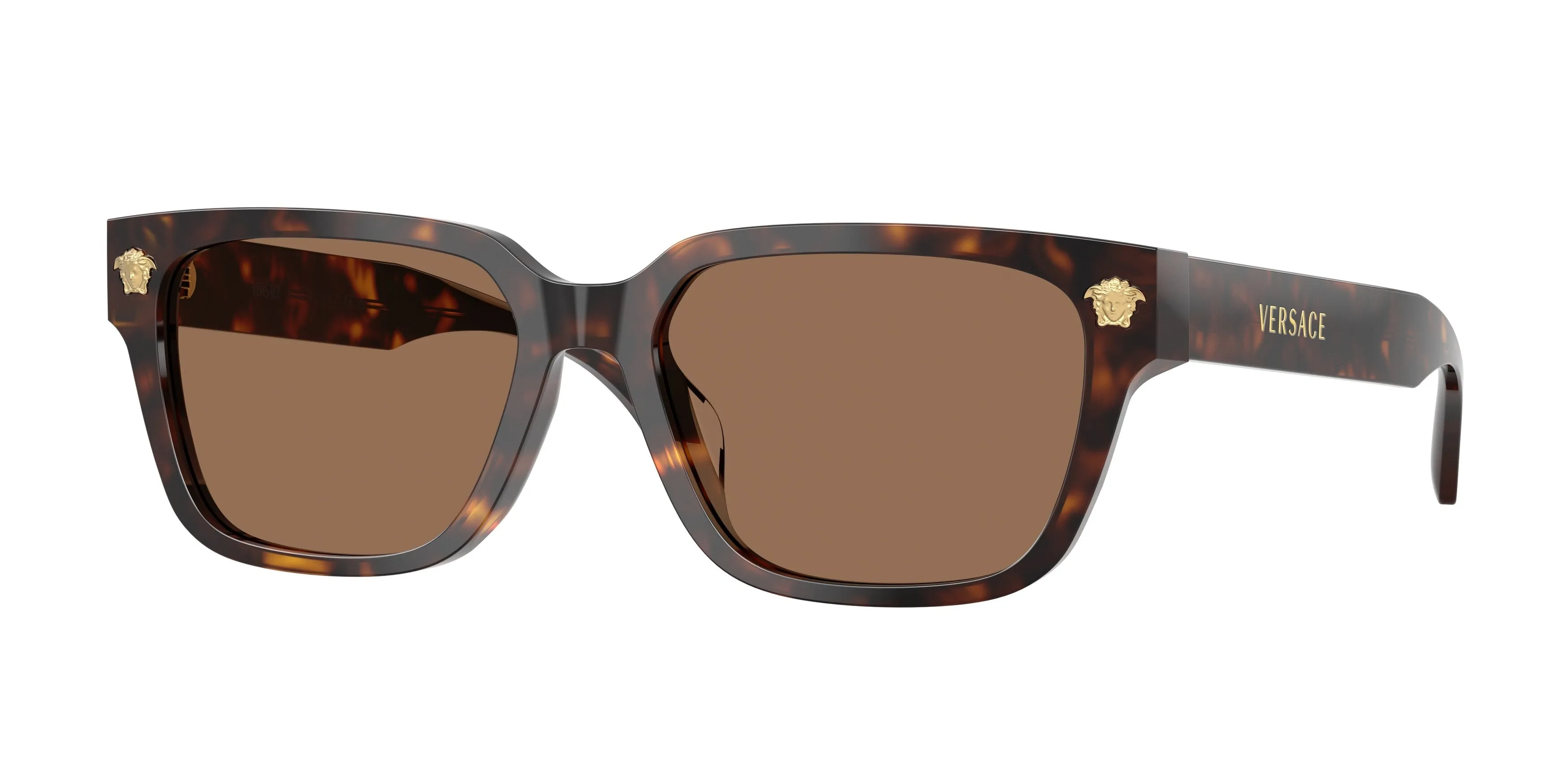 Versace VE4513D 108/73 Occhiali da sole Acetato Tartaruga Marrone Squadrata Normale - immagine 1