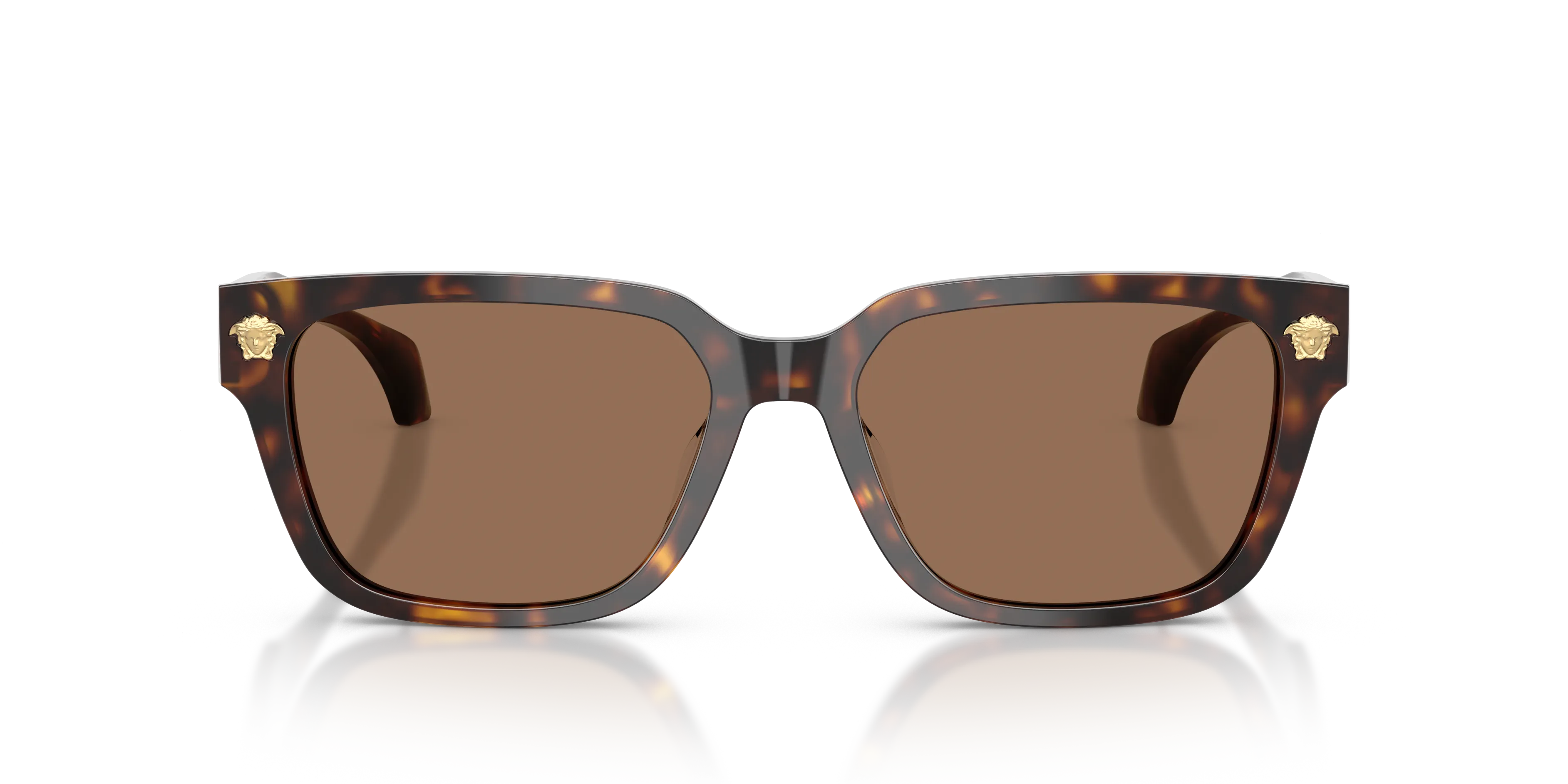 Versace VE4513D 108/73 Occhiali da sole Acetato Tartaruga Marrone Squadrata Normale - immagine 3