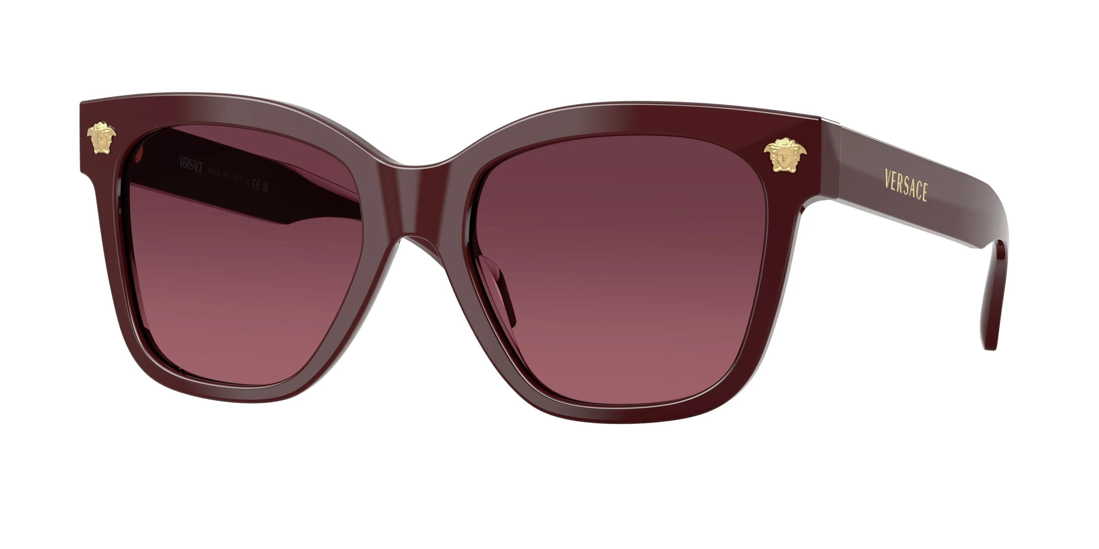 Versace VE4511 5381F4 Occhiali da sole Acetato Viola Viola Squadrata Normale Sfumato - immagine 1