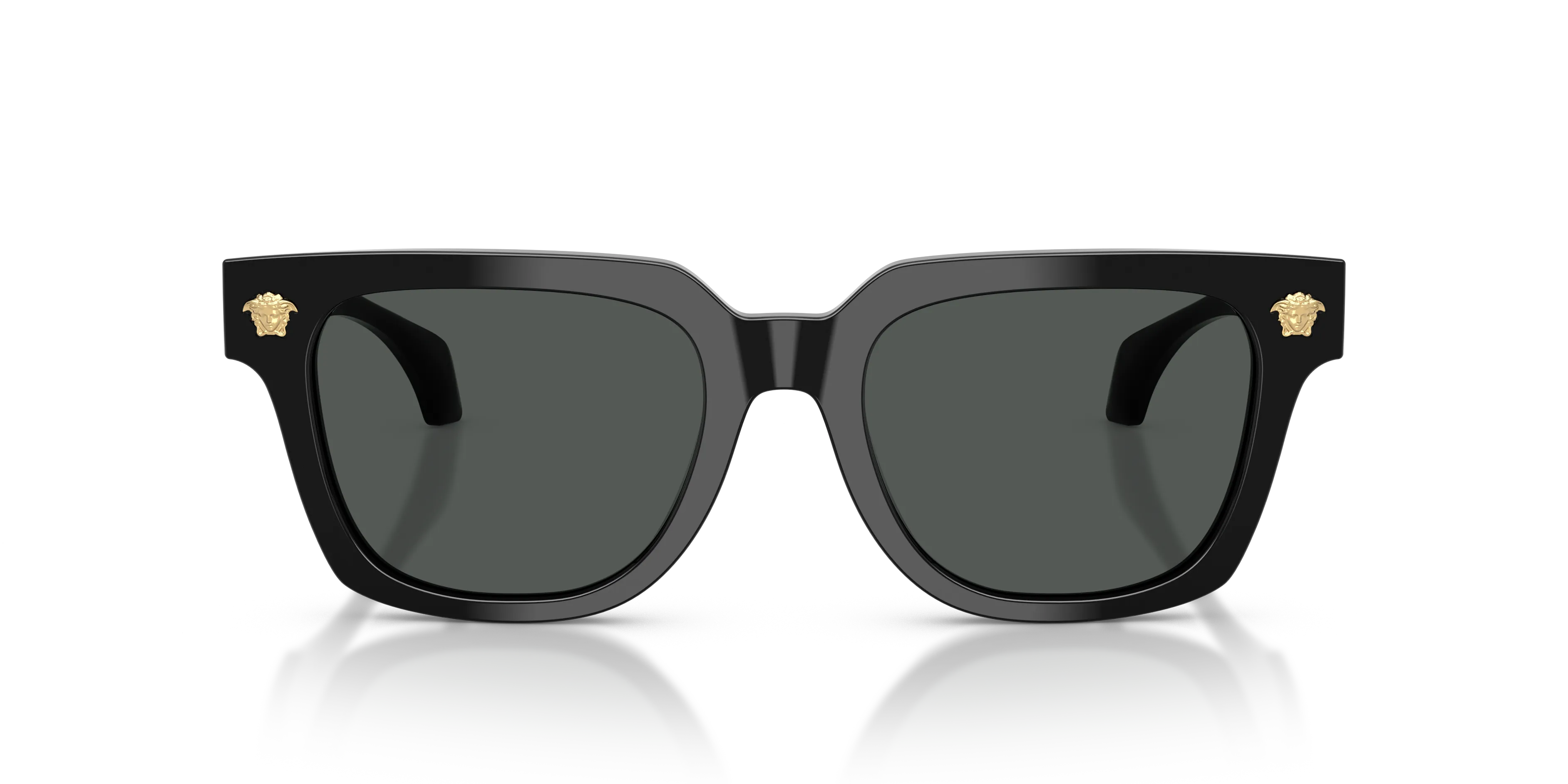 Versace VE4510U GB1/87 Occhiali da sole Acetato Nero Grigio Squadrata Normale - immagine 3