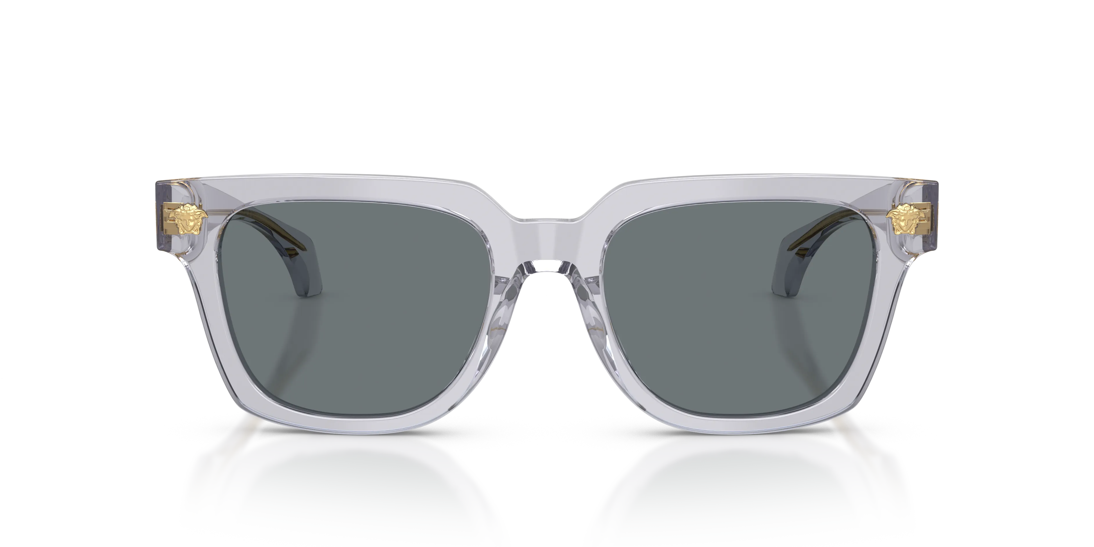 Versace VE4510U 530580 Occhiali da sole Acetato Grigio Blu Squadrata Normale - immagine 3
