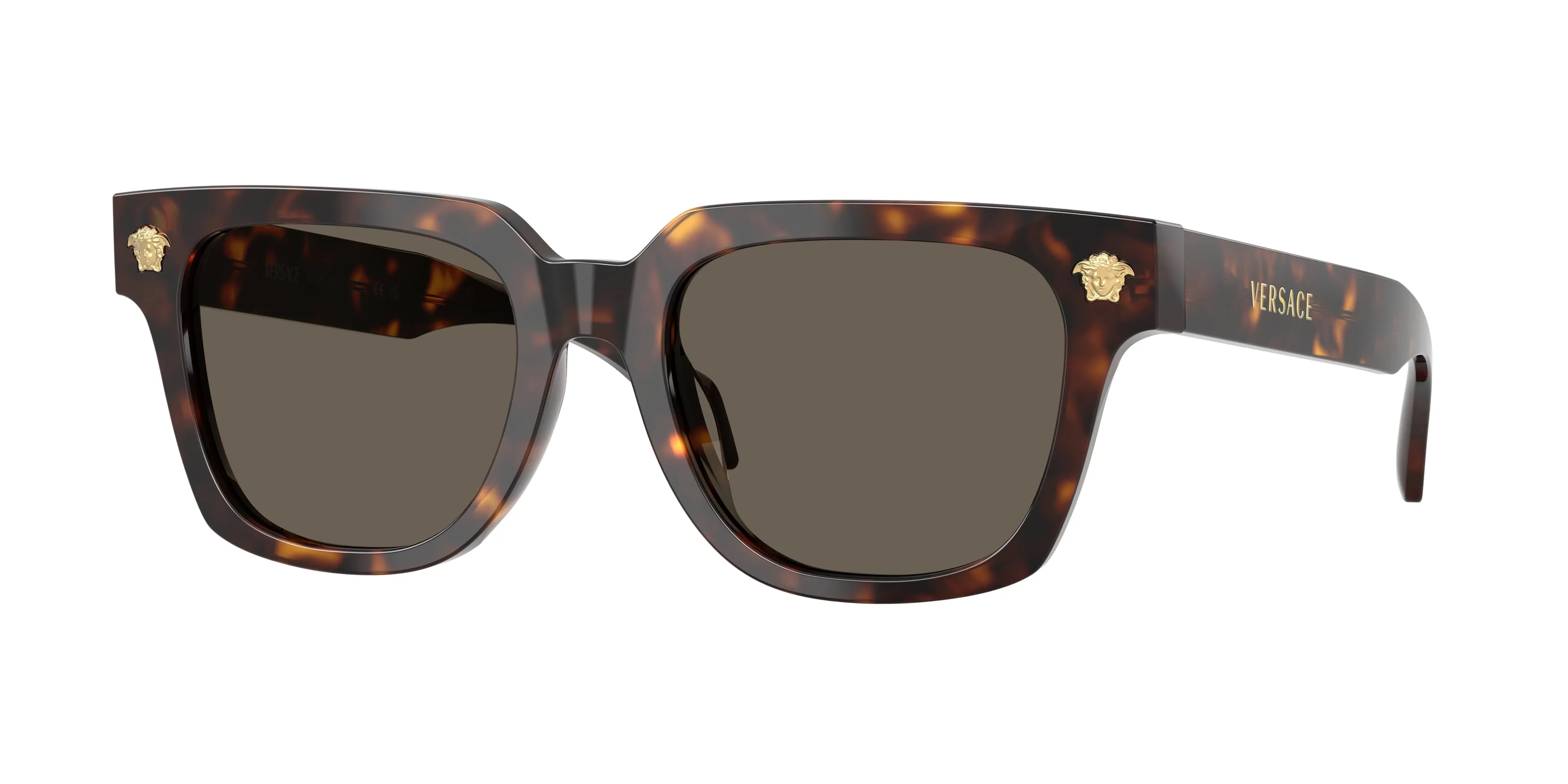 Versace VE4510U 108/3 Occhiali da sole Acetato Tartaruga Marrone Squadrata Normale - immagine 1
