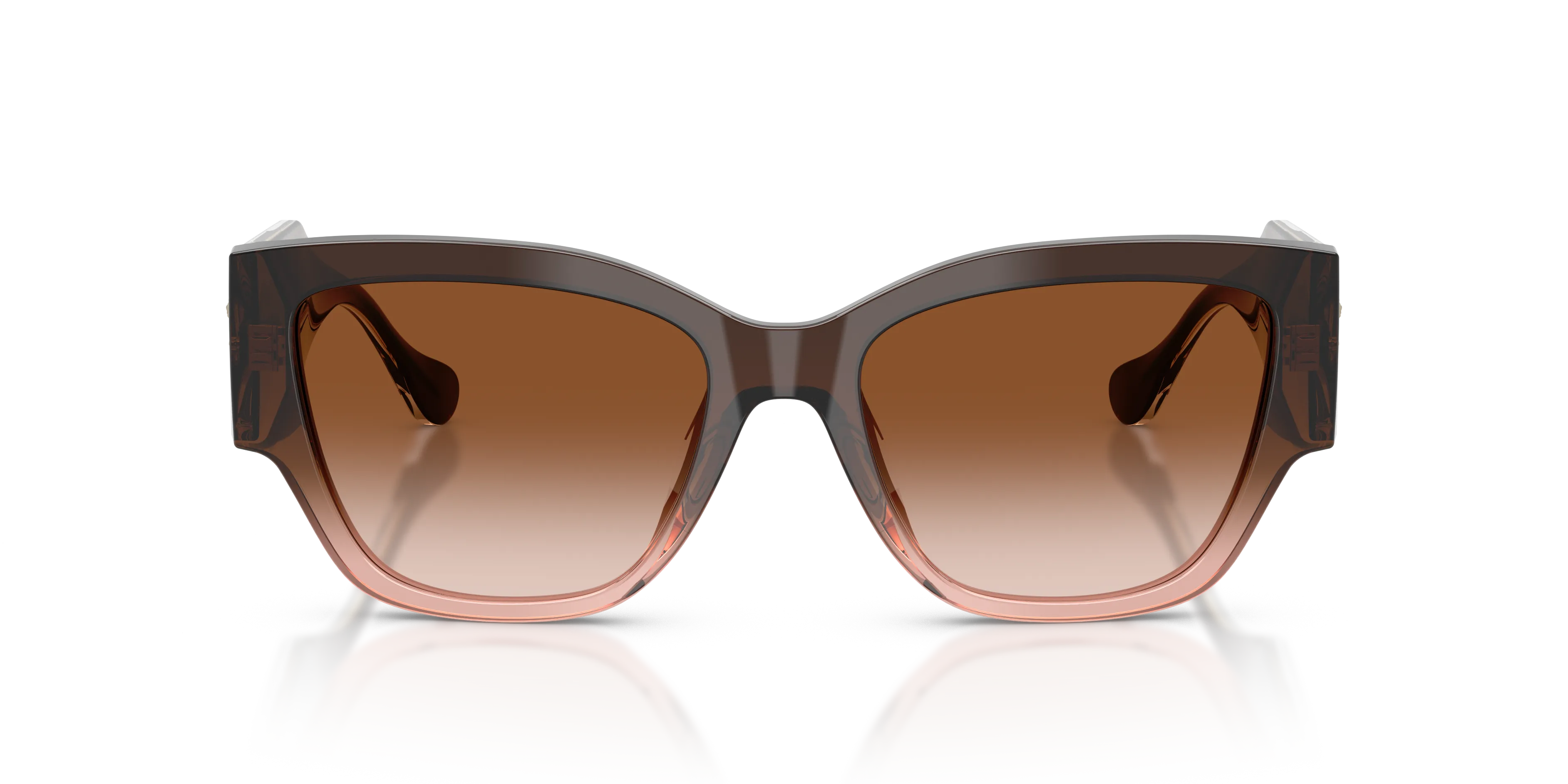 Versace VE4509U 533213 Occhiali da sole Acetato Marrone Marrone Cat Eye Normale Sfumato - immagine 3