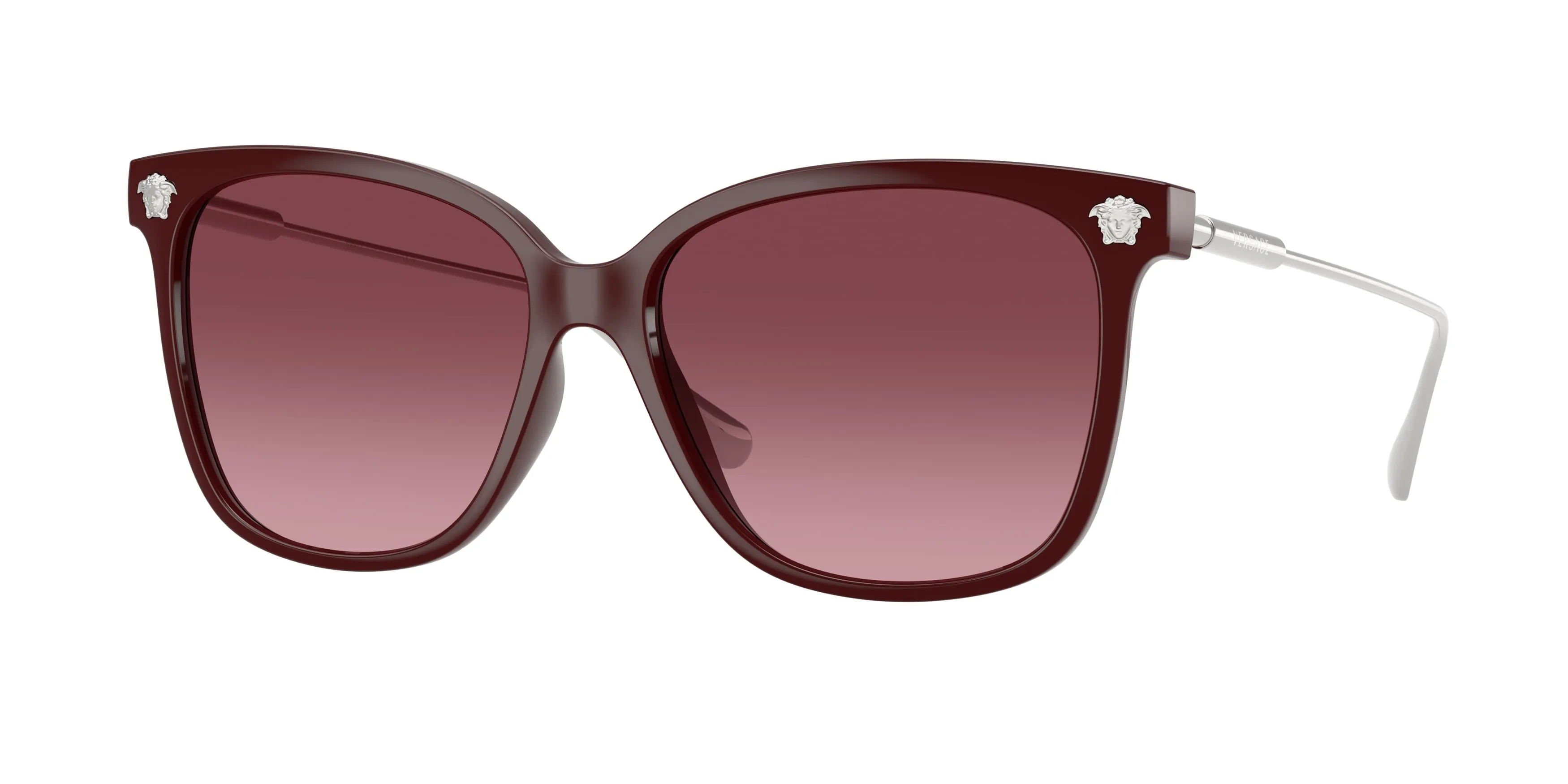Versace VE4507U 54648H Occhiali da sole Iniettato Viola Rosa Squadrata Normale Sfumato - immagine 1