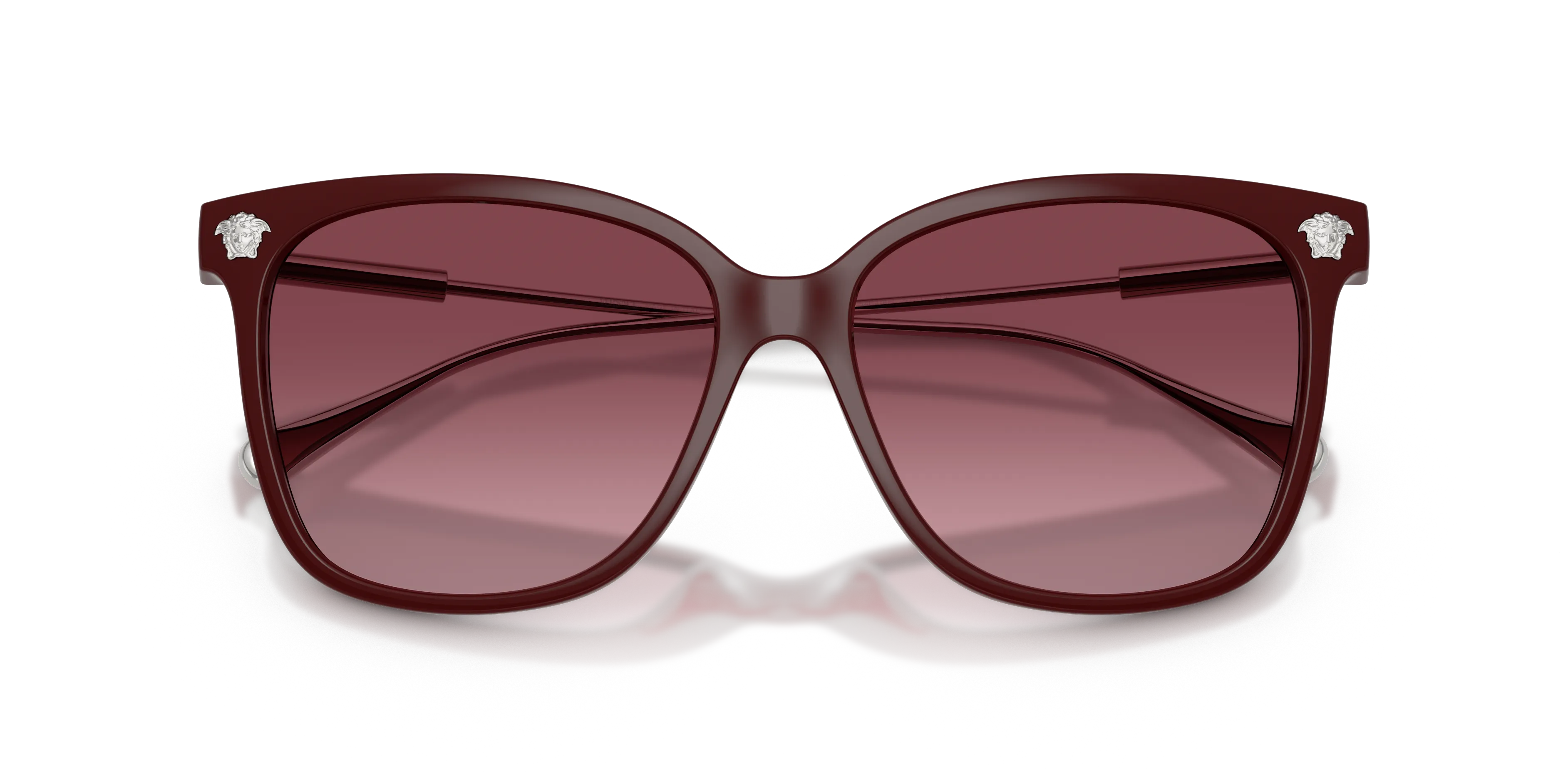 Versace VE4507U 54648H Occhiali da sole Iniettato Viola Rosa Squadrata Normale Sfumato - immagine 2