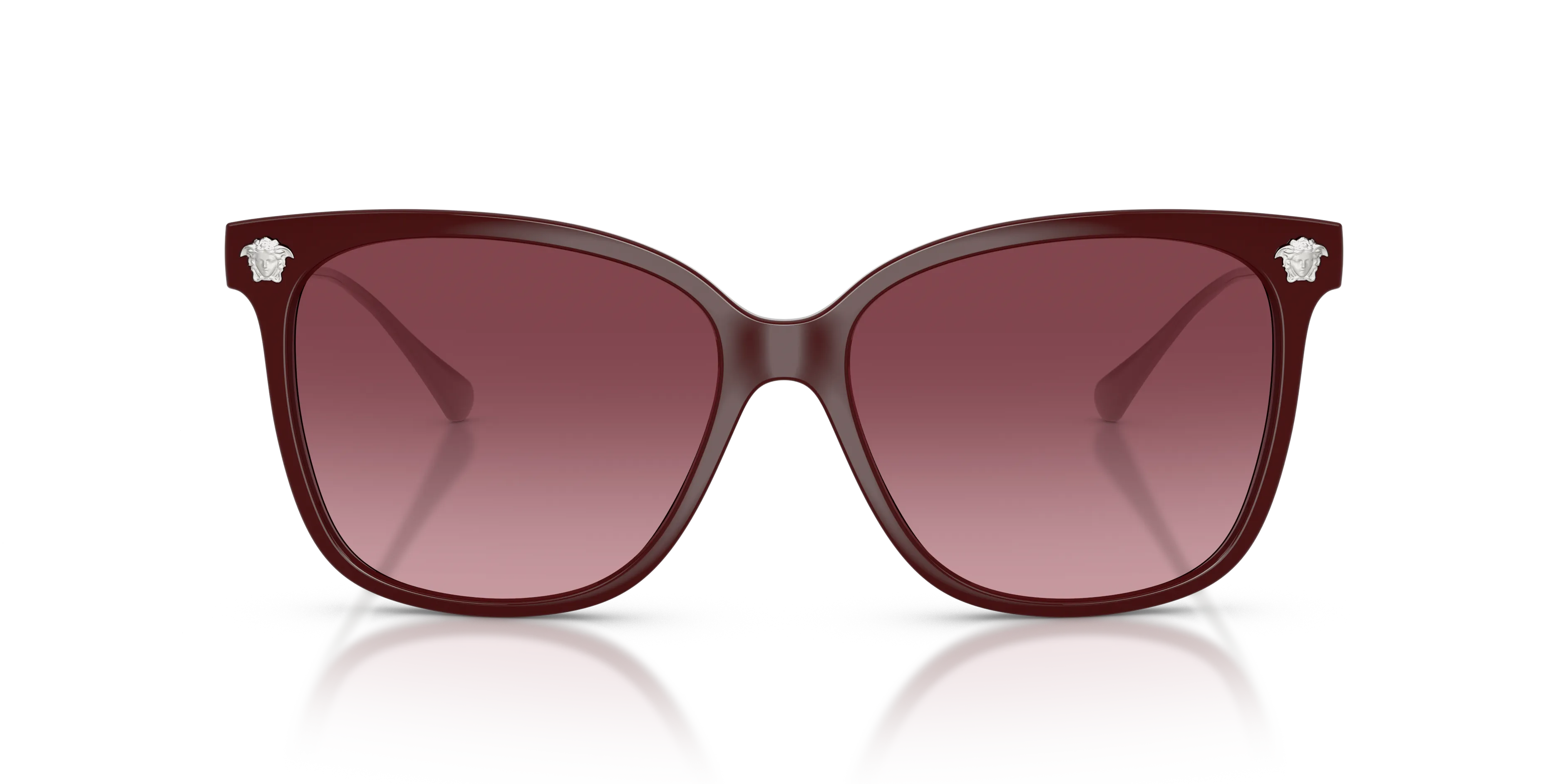 Versace VE4507U 54648H Occhiali da sole Iniettato Viola Rosa Squadrata Normale Sfumato - immagine 3