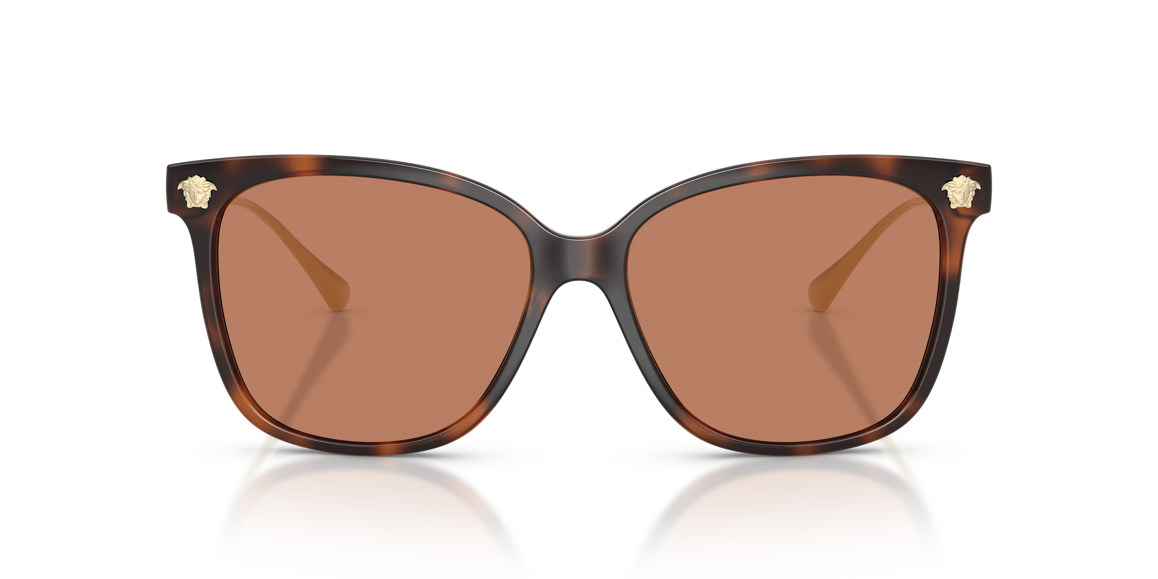 Versace VE4507U 108/73 Occhiali da sole Iniettato Tartaruga Marrone Squadrata Normale - immagine 3
