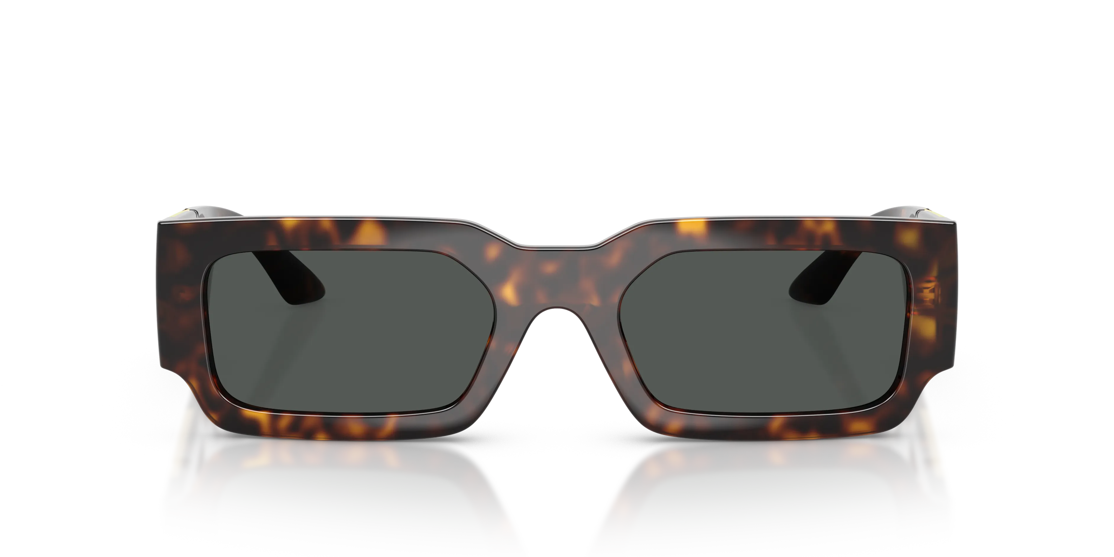 Versace VE4506U 108/87 Occhiali da sole Iniettato Tartaruga Grigio Squadrata Normale - immagine 3
