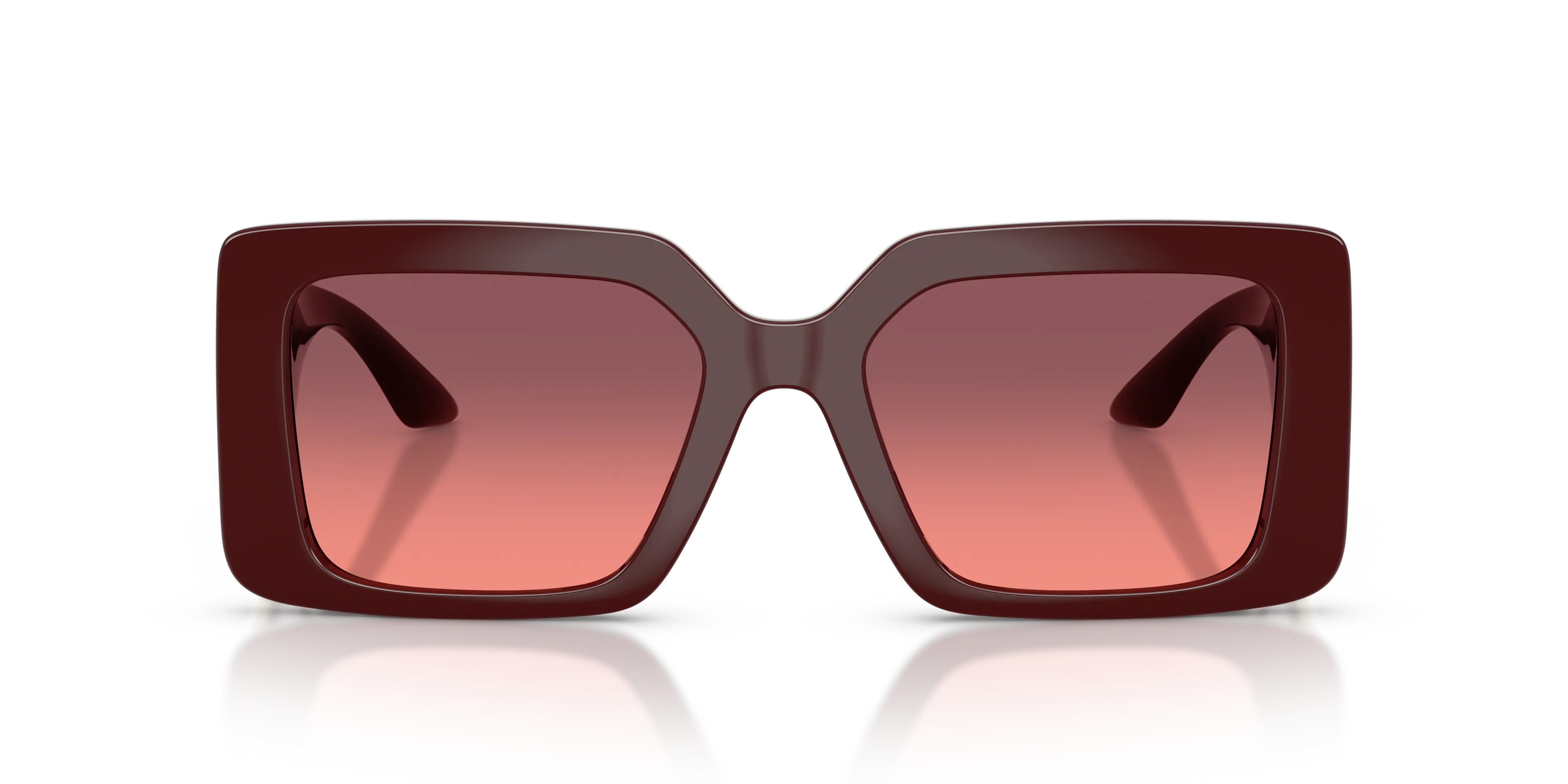 Versace VE4505U 538120 Occhiali da sole Iniettato Viola Rosa Squadrata Normale Sfumato - immagine 3
