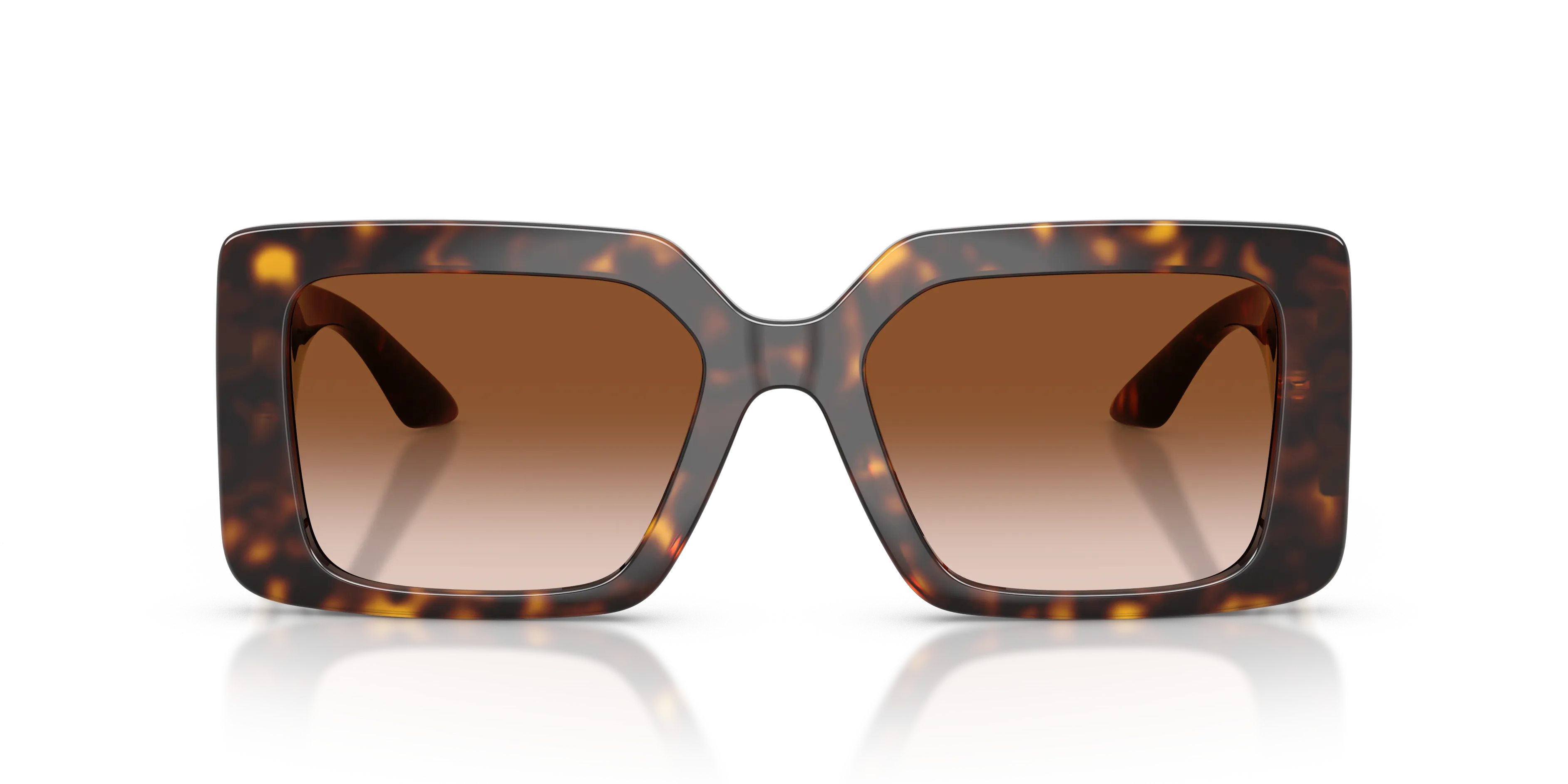 Versace VE4505U 108/13 Occhiali da sole Iniettato Tartaruga Marrone Squadrata Normale Sfumato - immagine 3