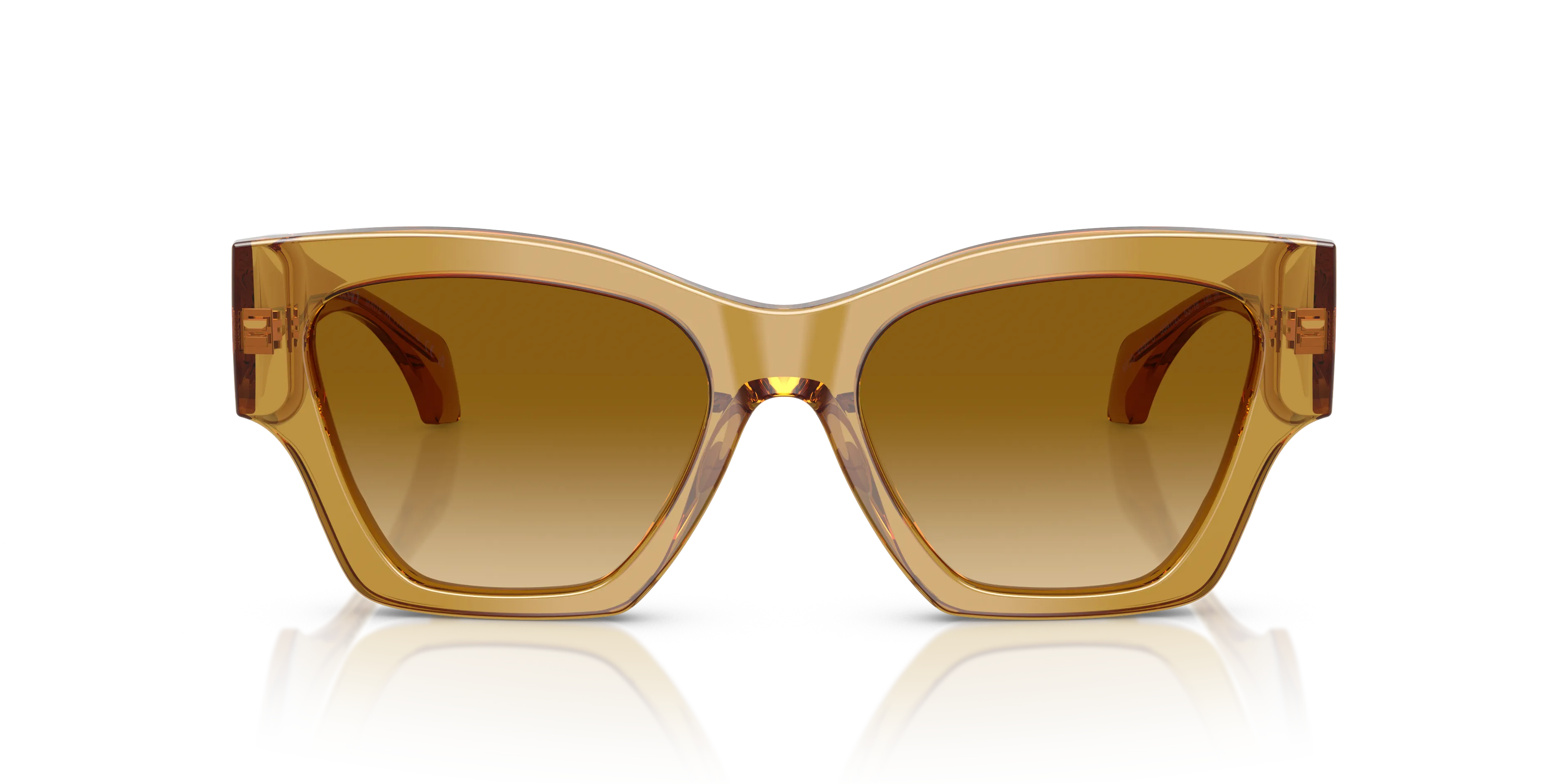Versace VE4492U 53472L Occhiali da sole Acetato Giallo Giallo Squadrata Normale Sfumato - immagine 3